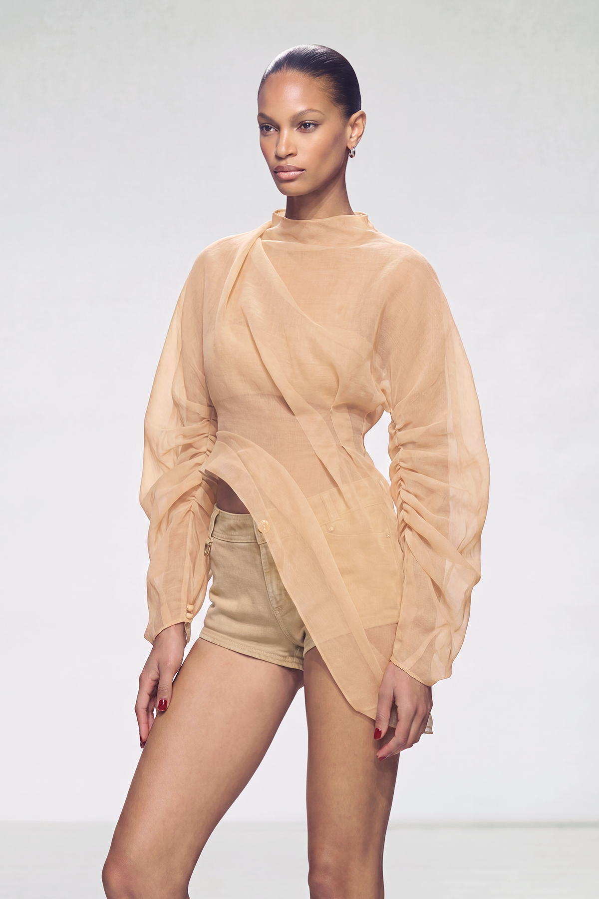 Kayla Mesh Ruch Top