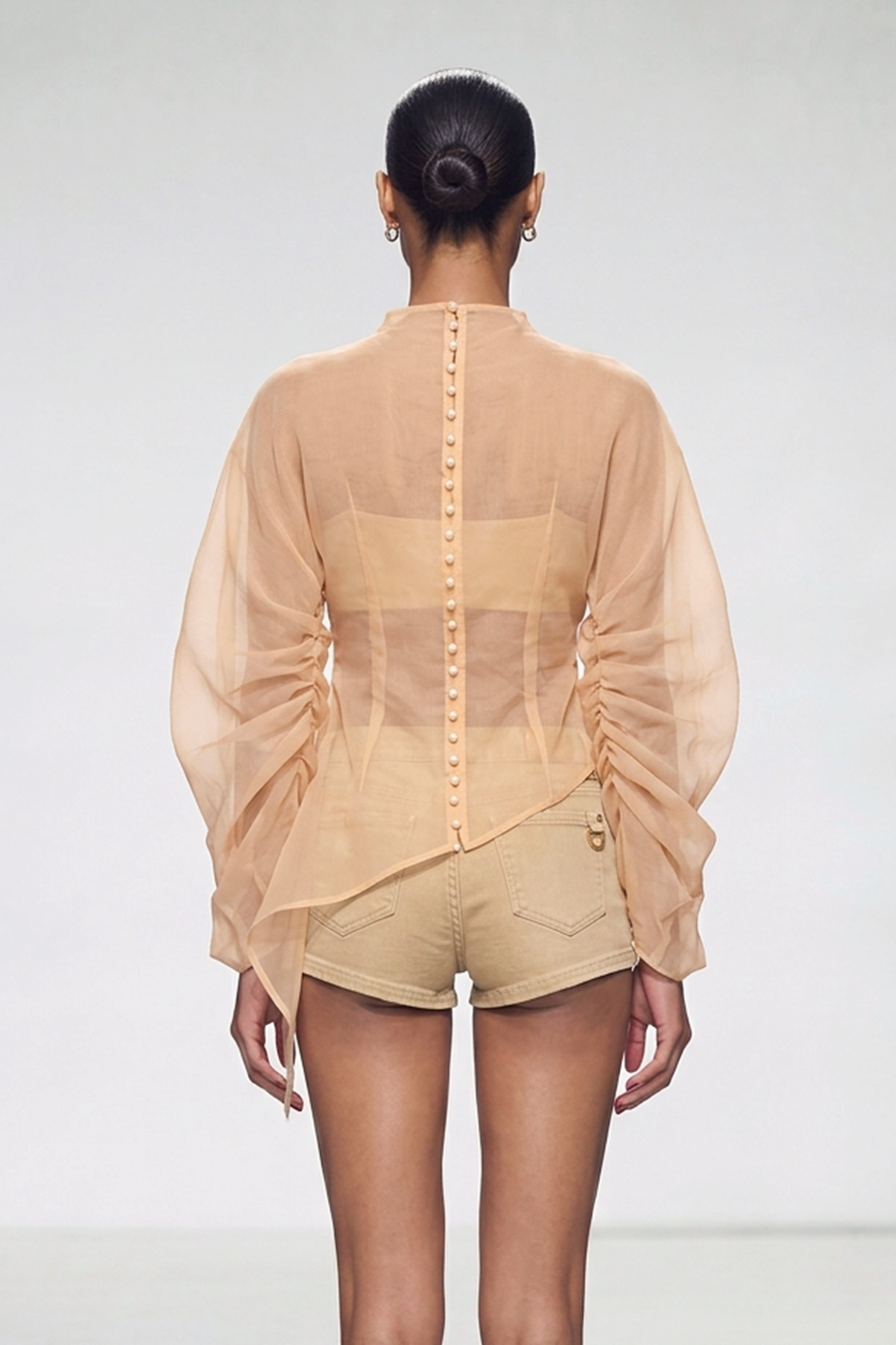 Kayla Mesh Ruch Top