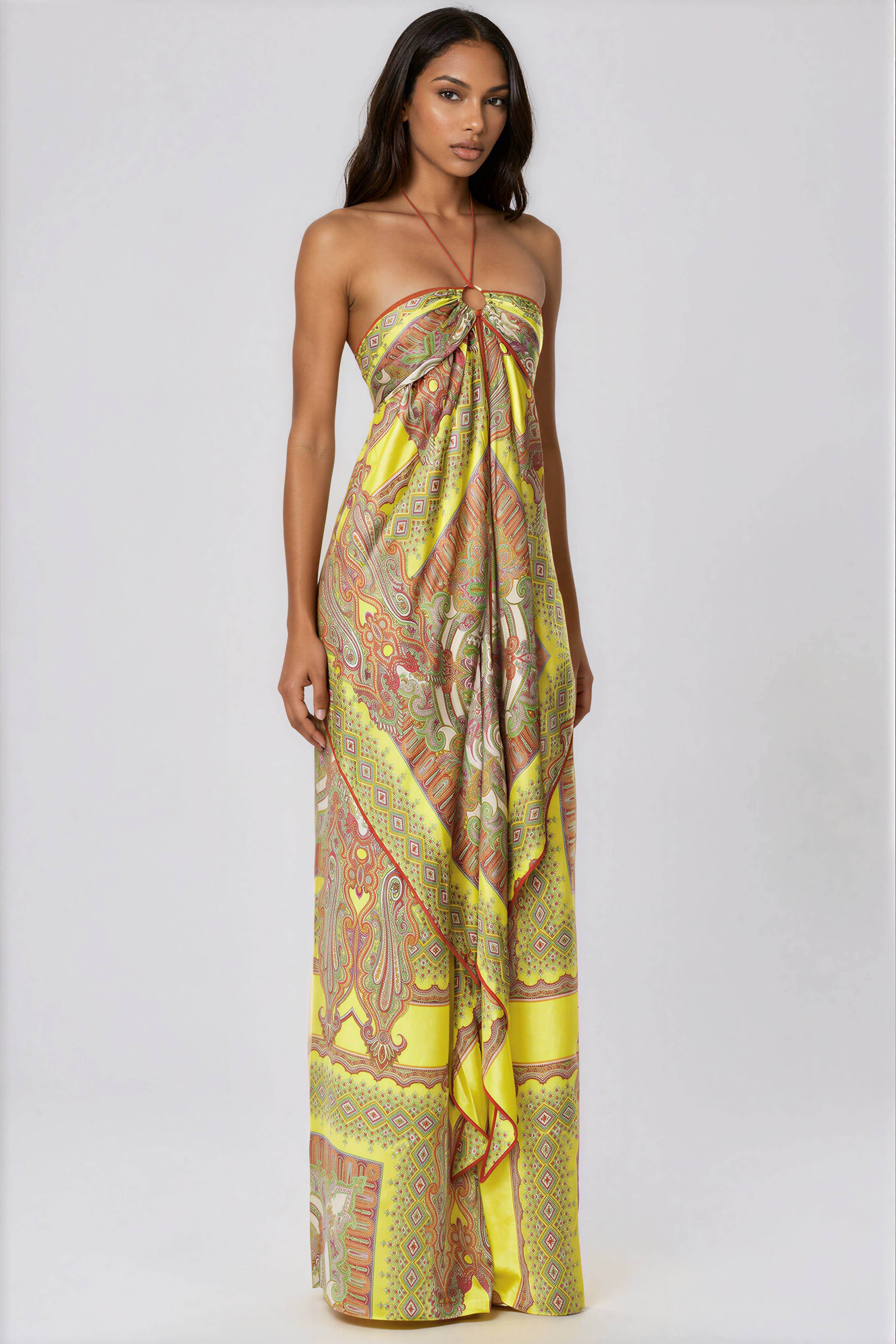 Kaylana Halter Neck Print Pants Set