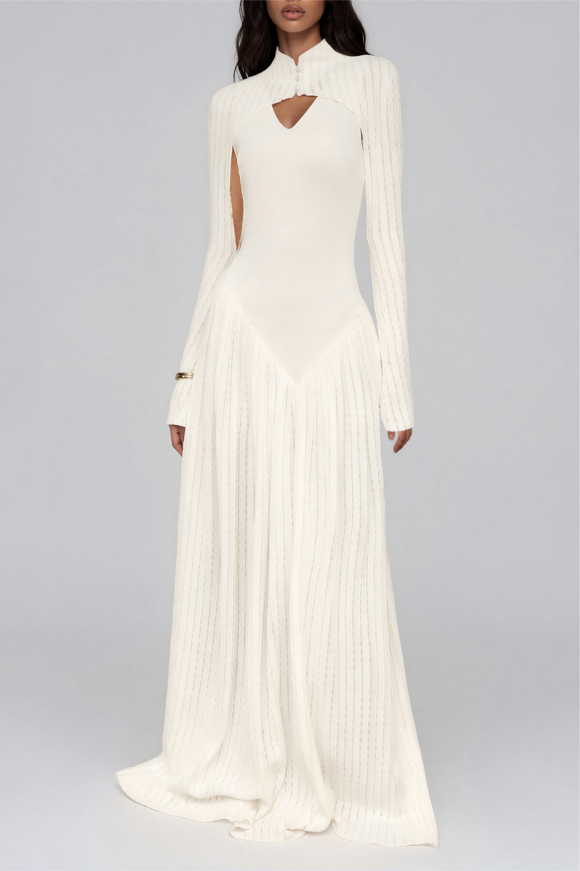 Kaylee Two Piece Ruffle Maxi Dress