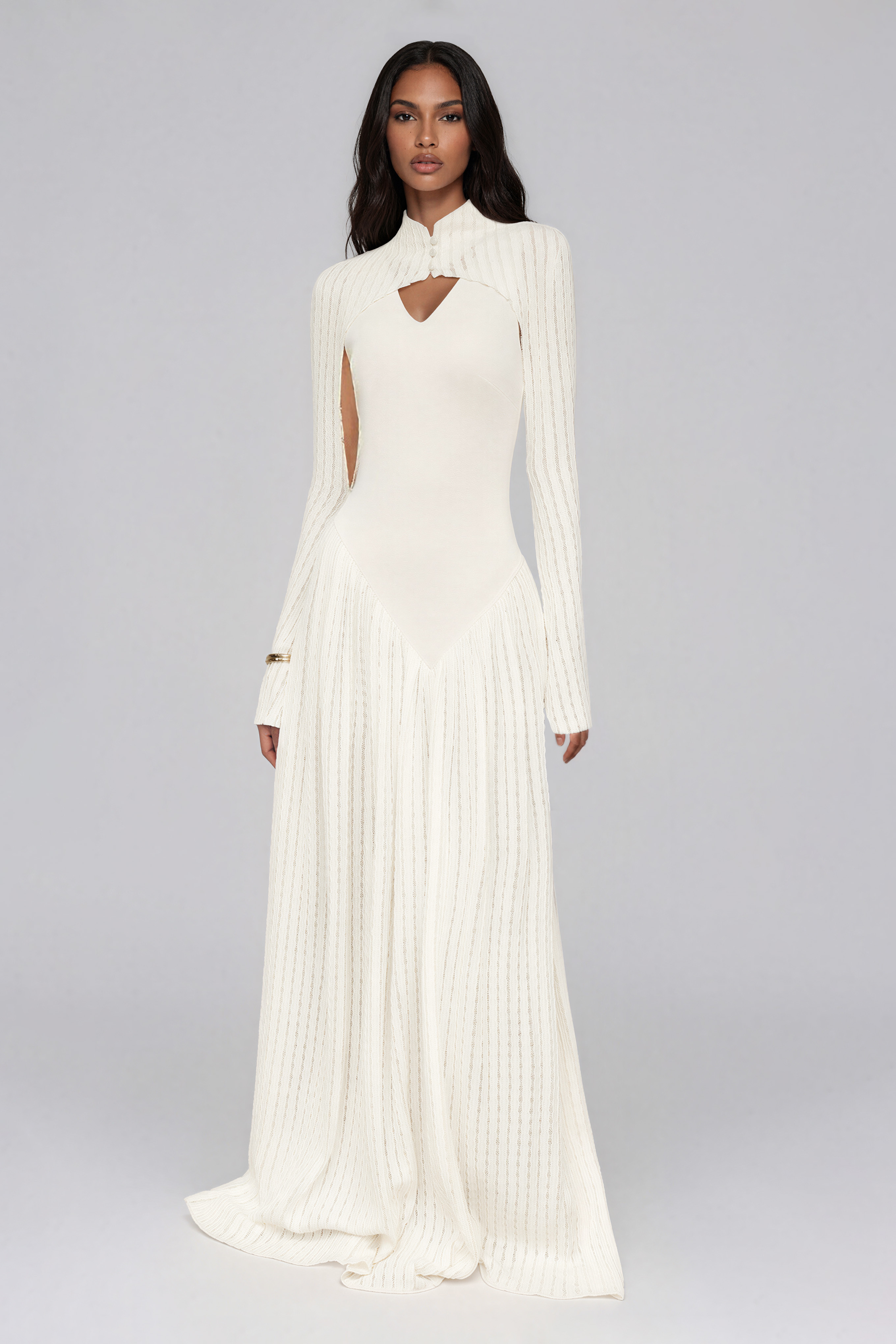 Kaylee Two Piece Ruffle Maxi Dress