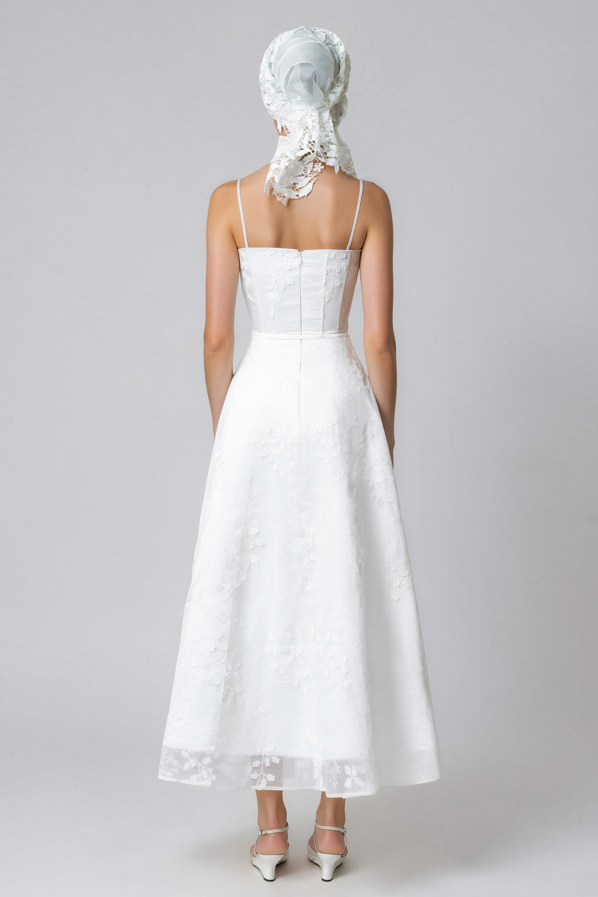 Kazushige Spaghetti Embroidered Maxi Dress