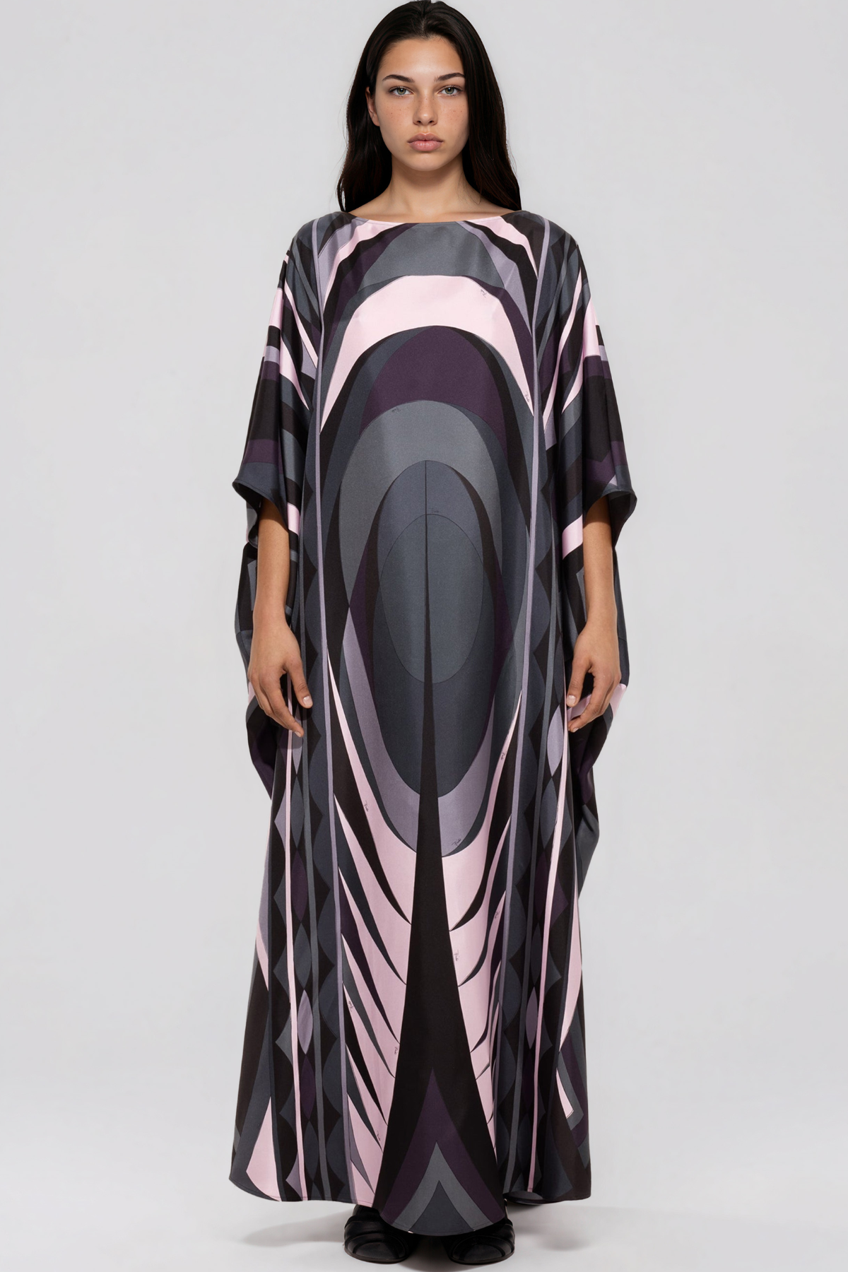Keagan Oversized Print Maxi Dress