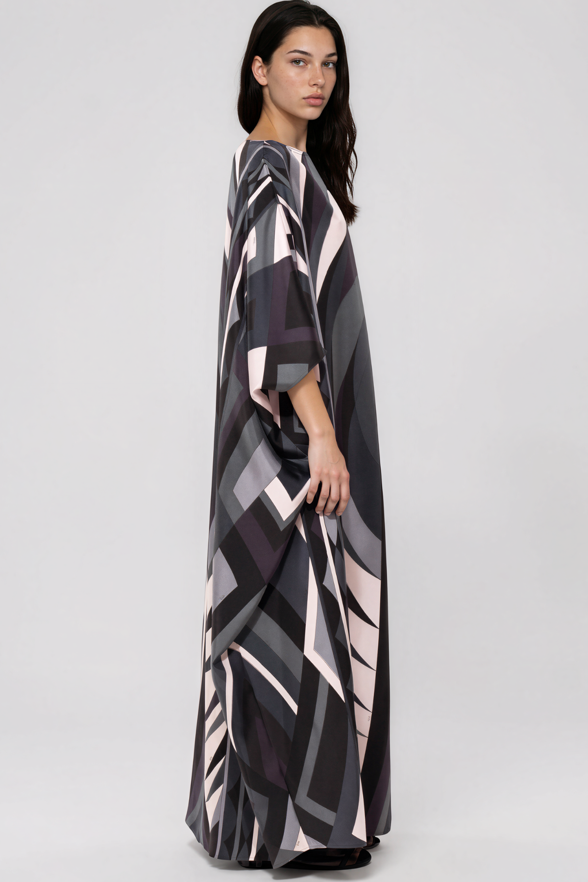 Keagan Oversized Print Maxi Dress
