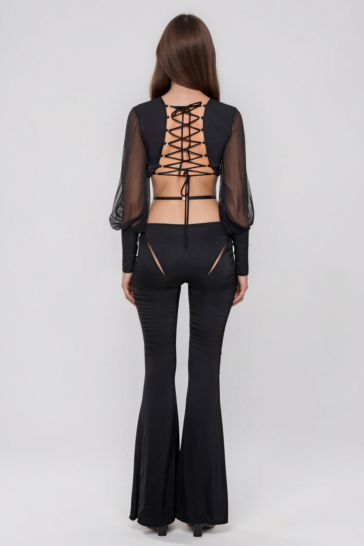Kealani Cutout Lace Up Jumpsuit