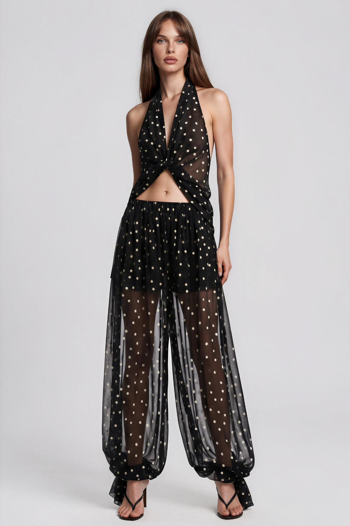 Kealoha Dot Mesh Pants Set
