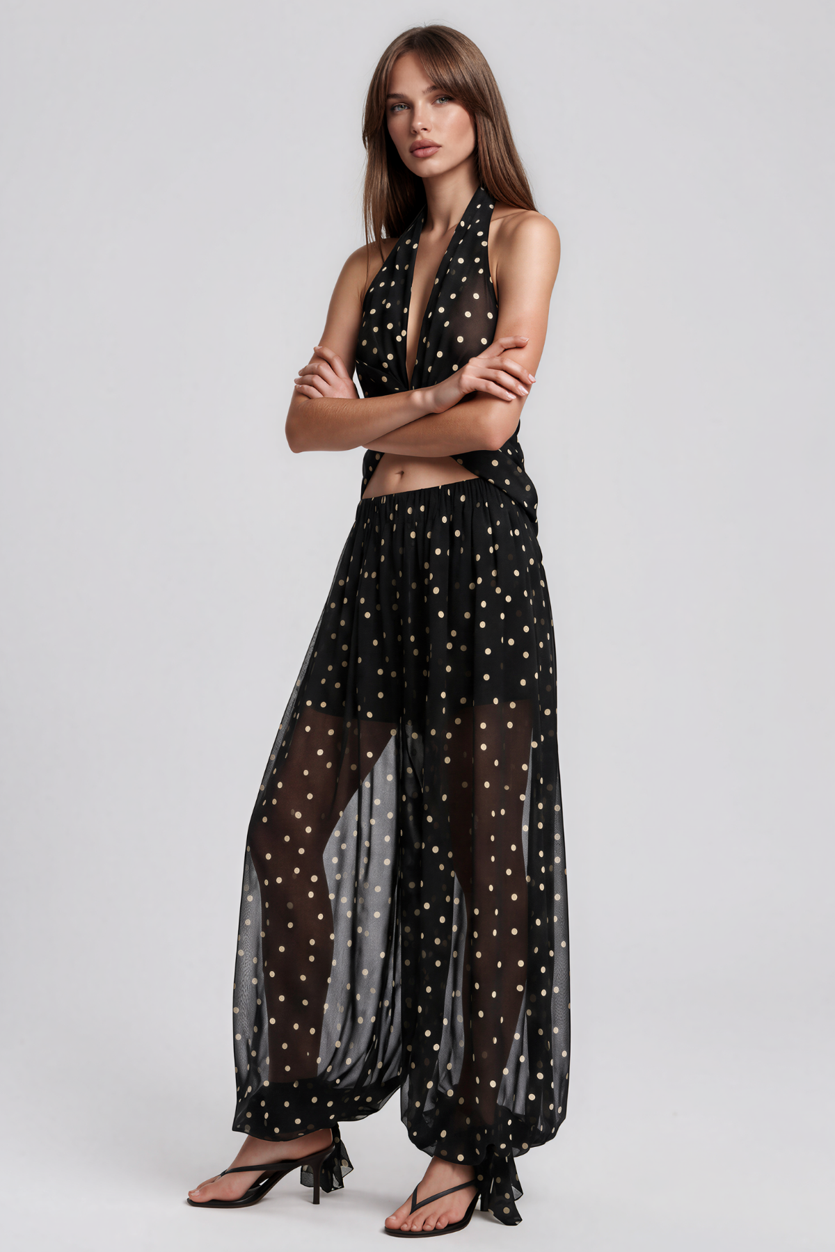 Kealoha Dot Mesh Pants Set