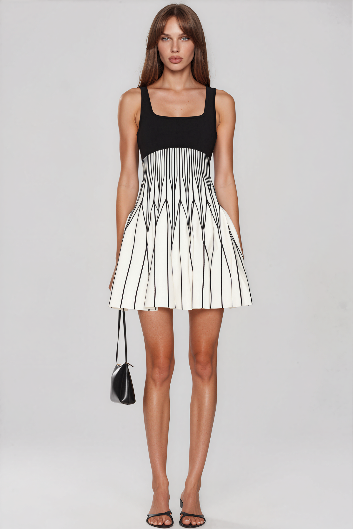 Keashyllin Sleeveless Stripe Mini Dress