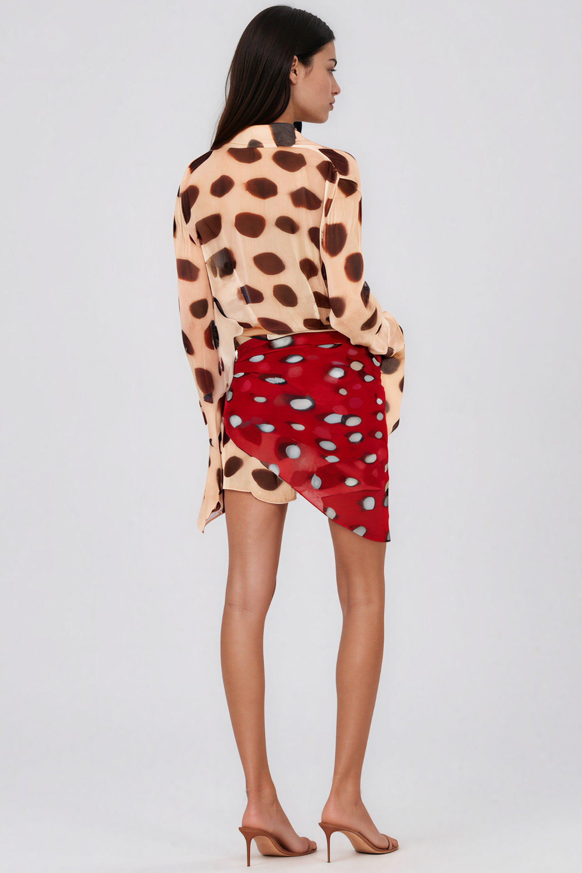 Keelan Print Mini Shirt Dress