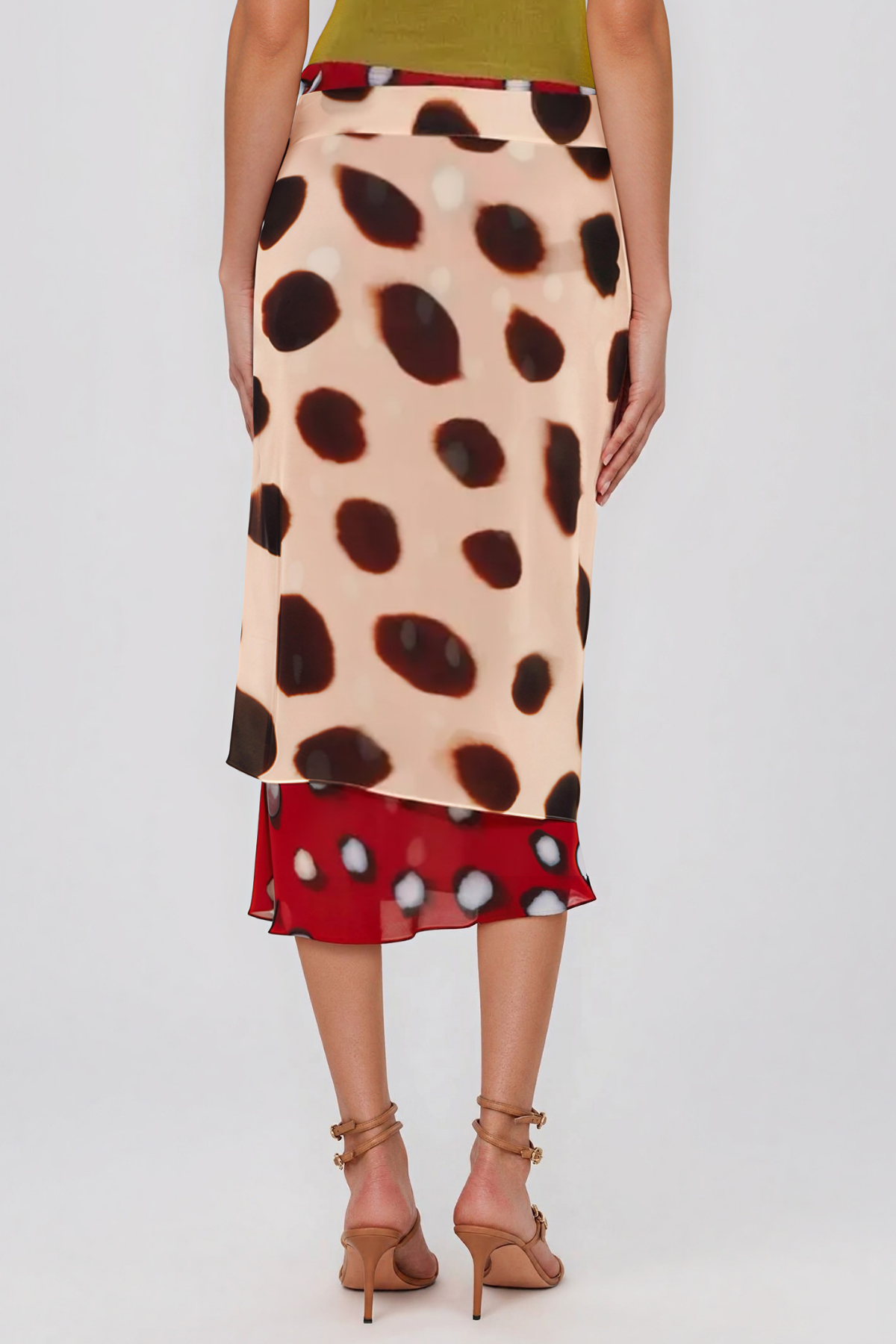 Keelan Tie up Print Maxi Skirt