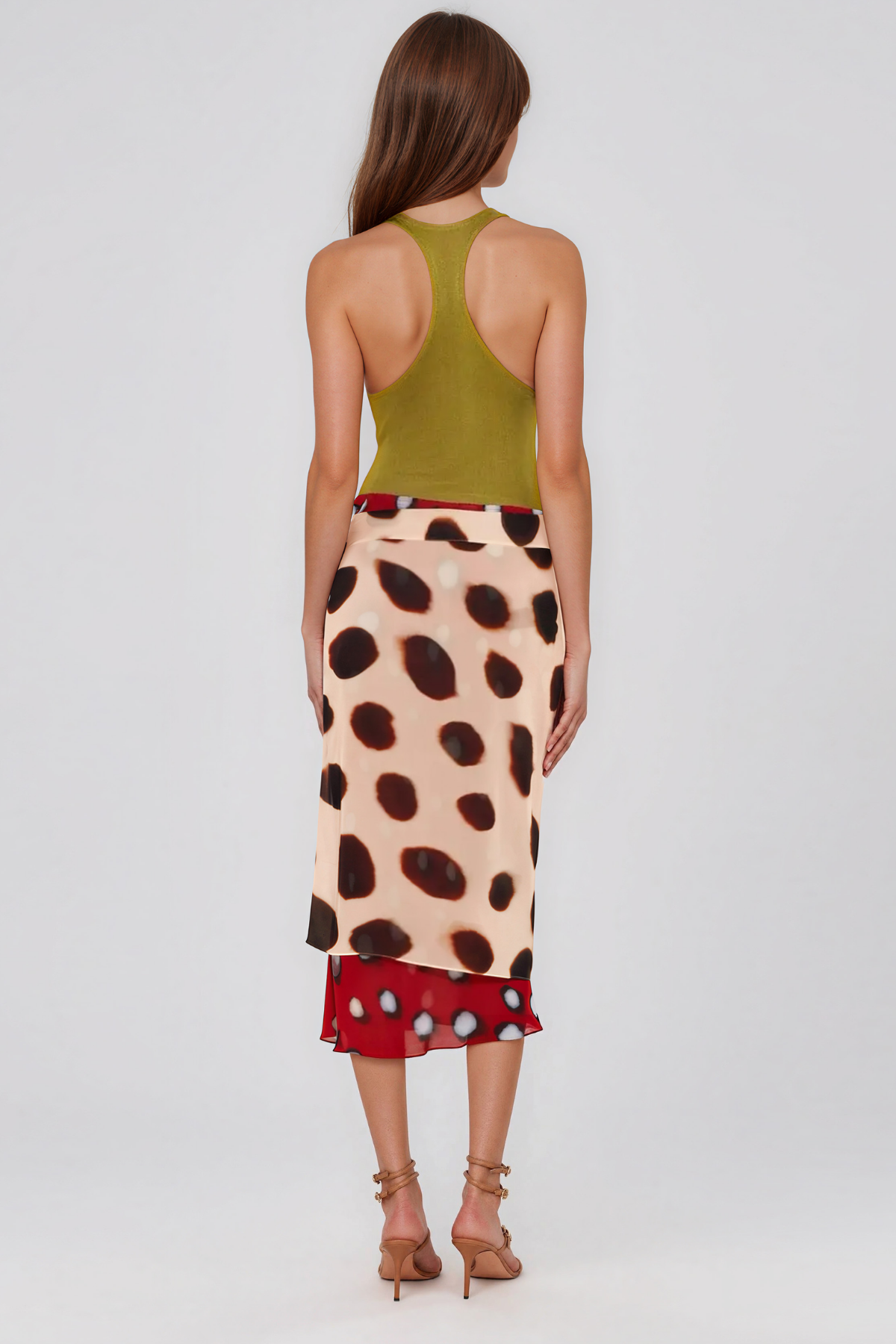 Keelan Tie up Print Maxi Skirt