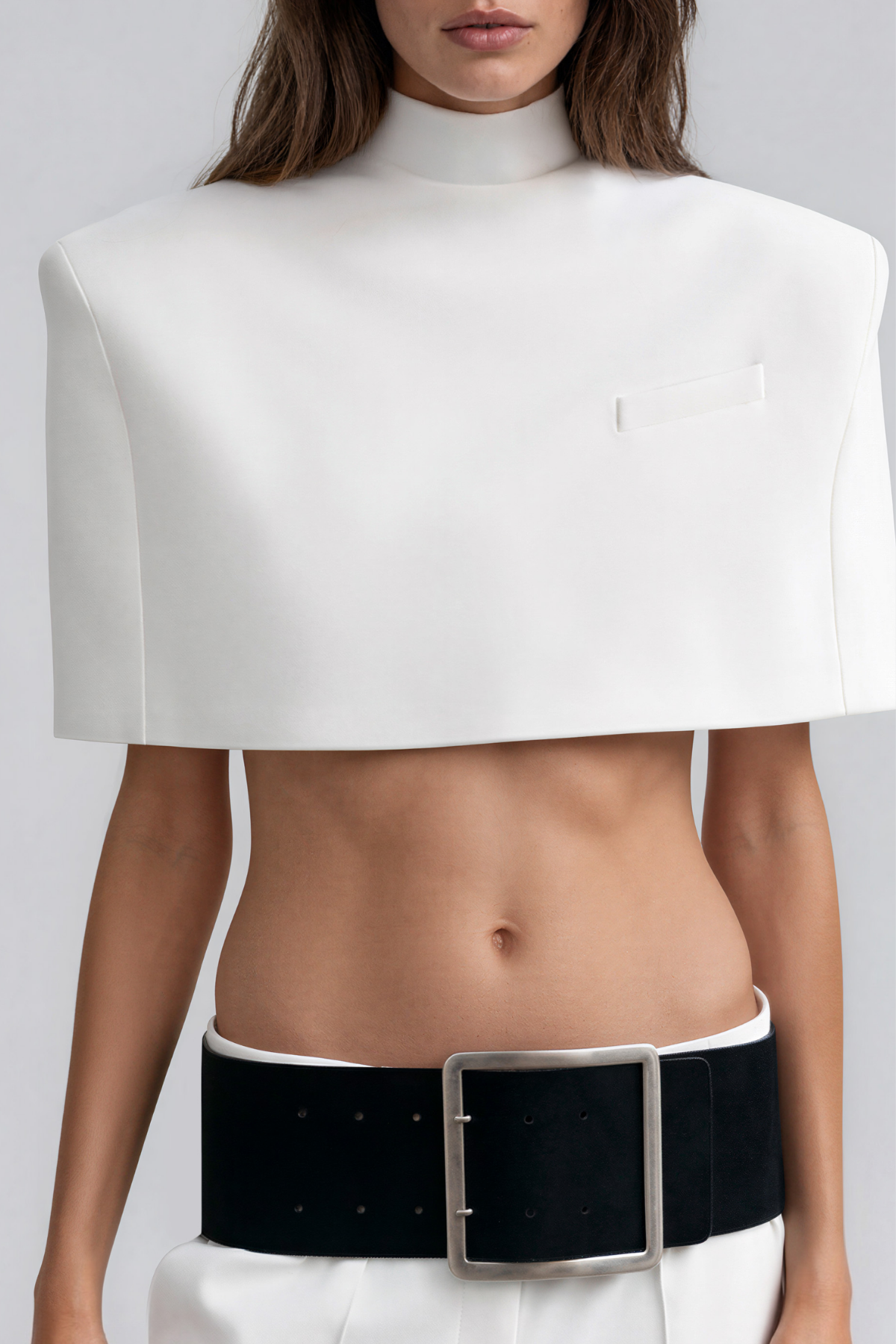 Keihinn High Neck Crop Top