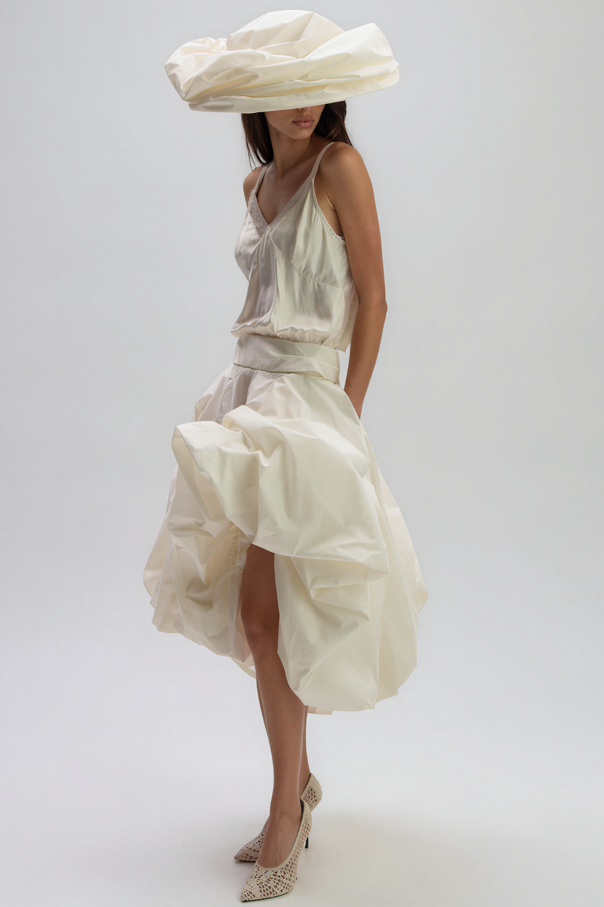 Kellan Ruffle Midi Skirt