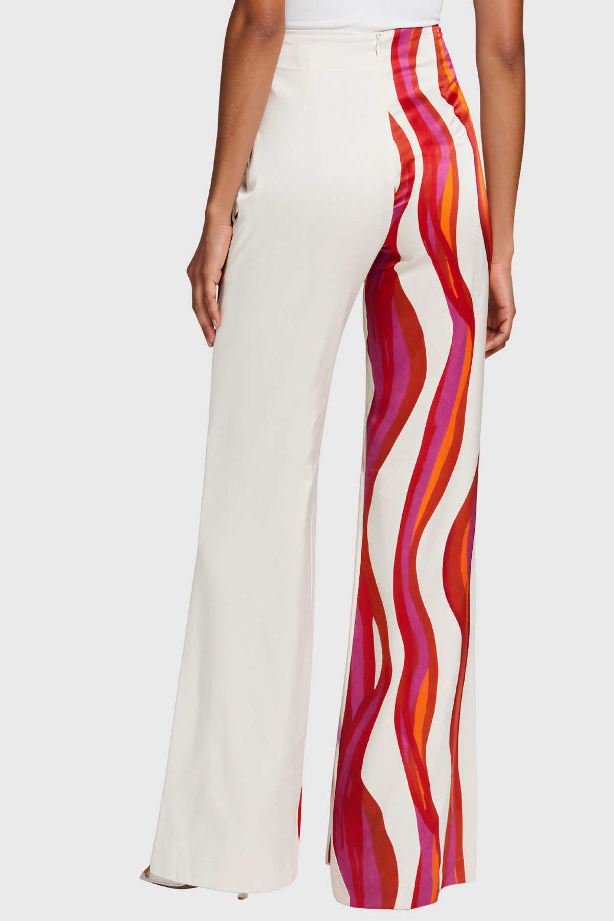 Kelvin Off Shoulder Stripe Pants Set