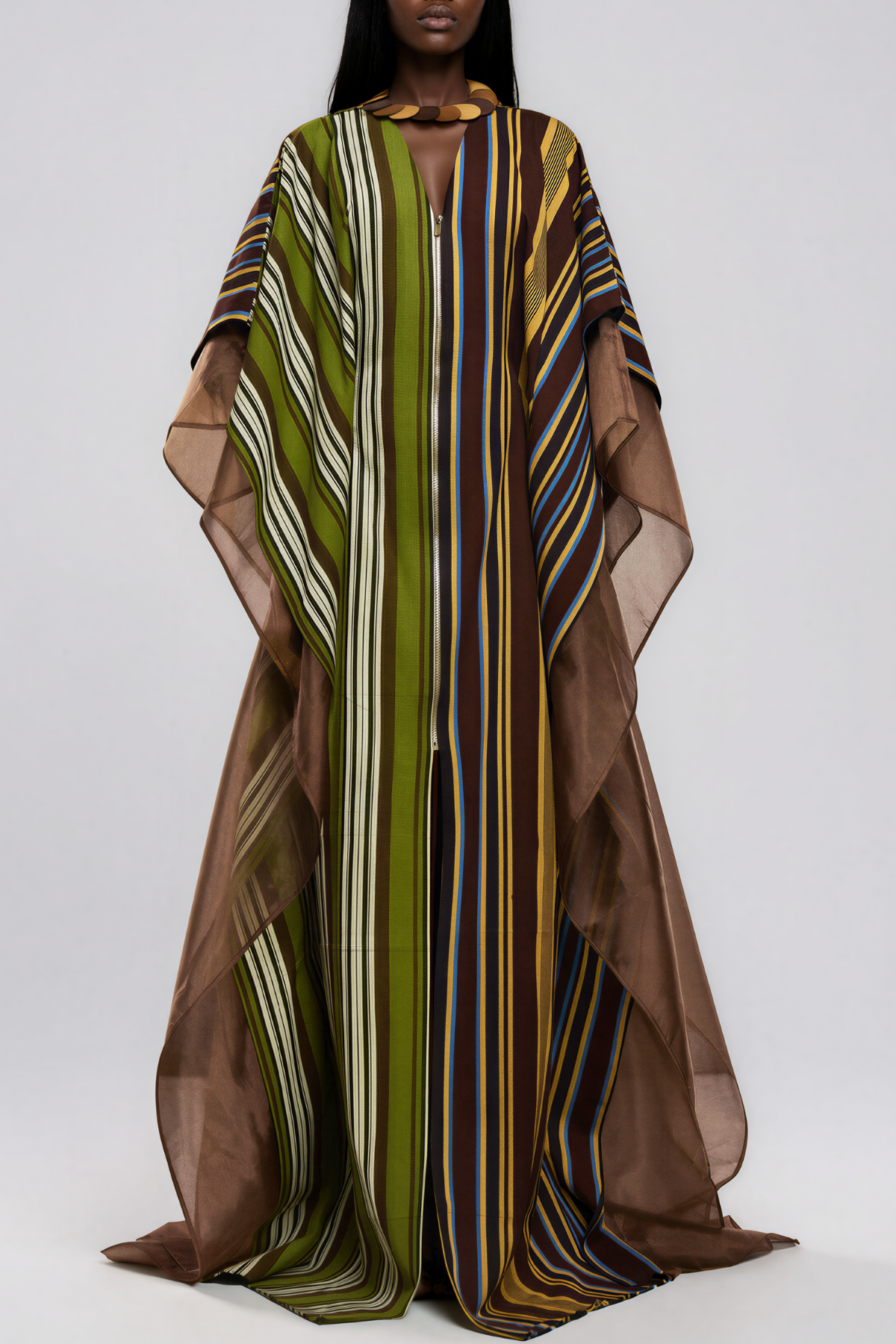Kendra Stripe Oversizde Maxi Dress