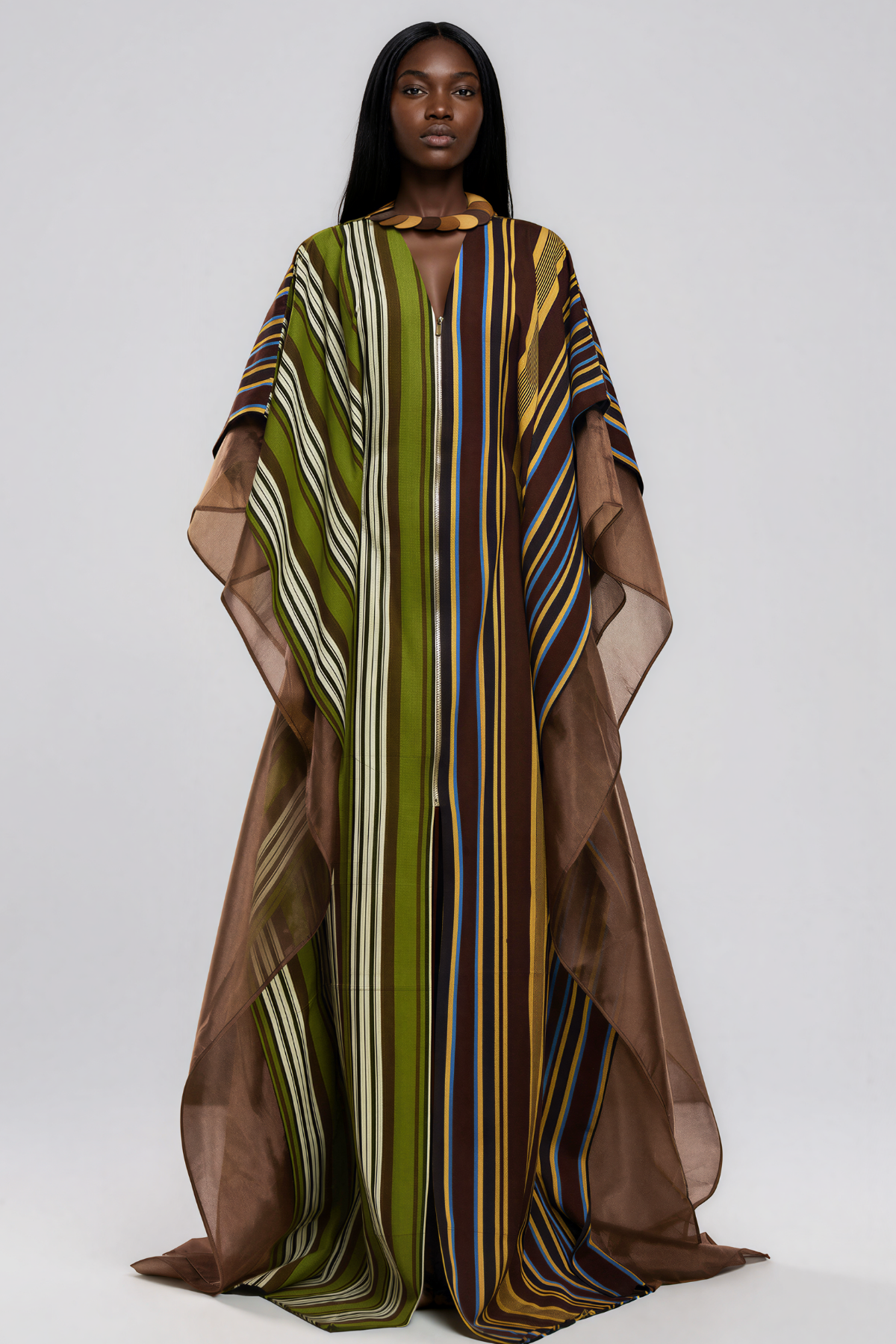 Kendra Stripe Oversizde Maxi Dress