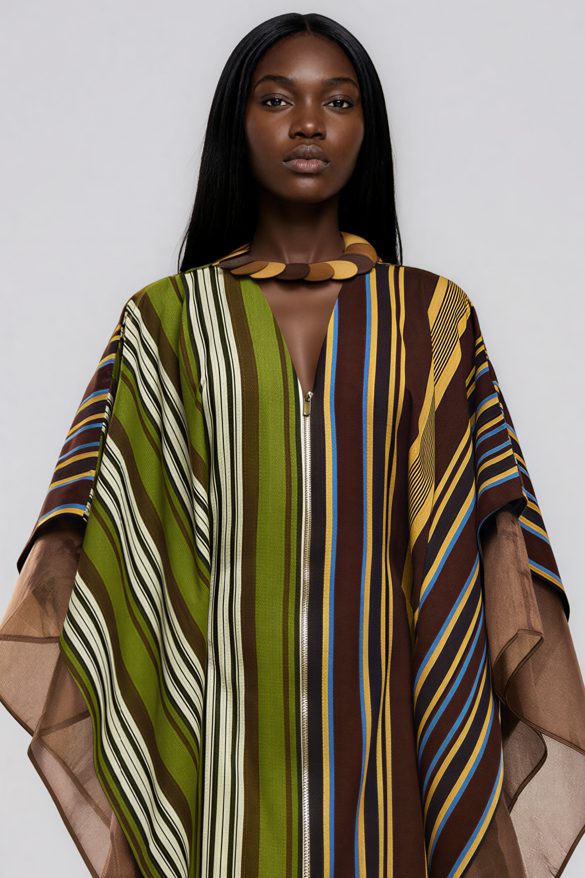 Kendra Stripe Oversizde Maxi Dress