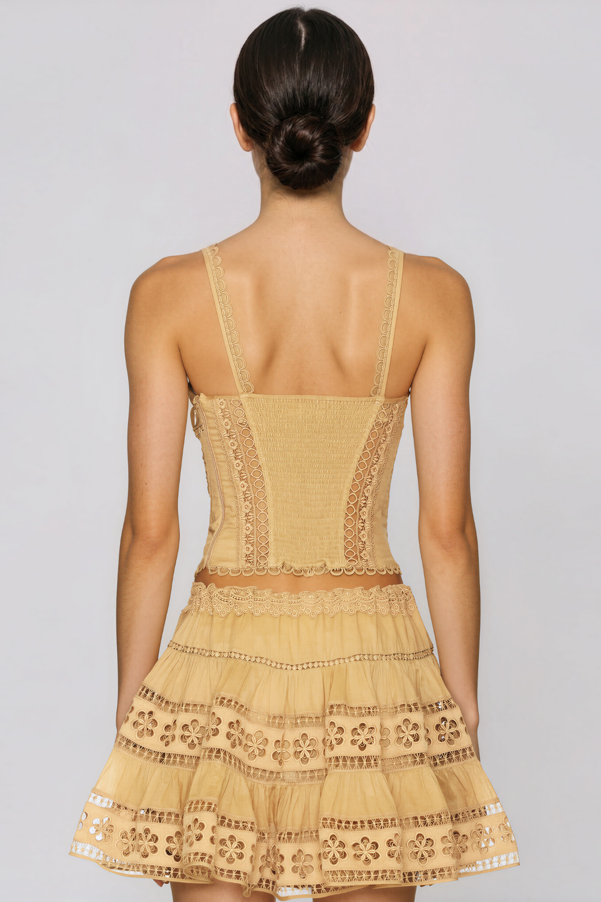 Kennard Spaghetti Cutout Skirt Set