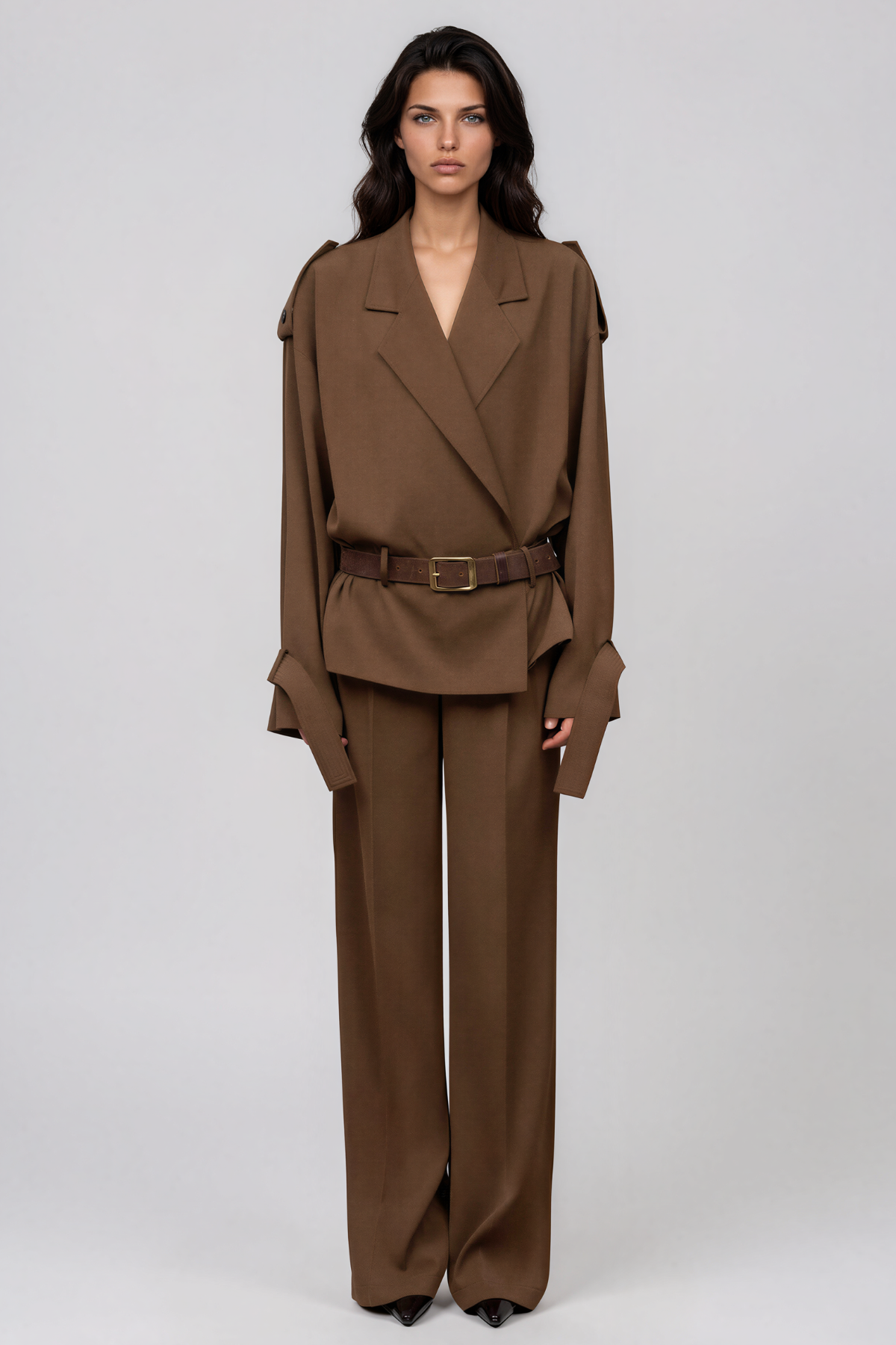 Keyanna Belt Trench Coat