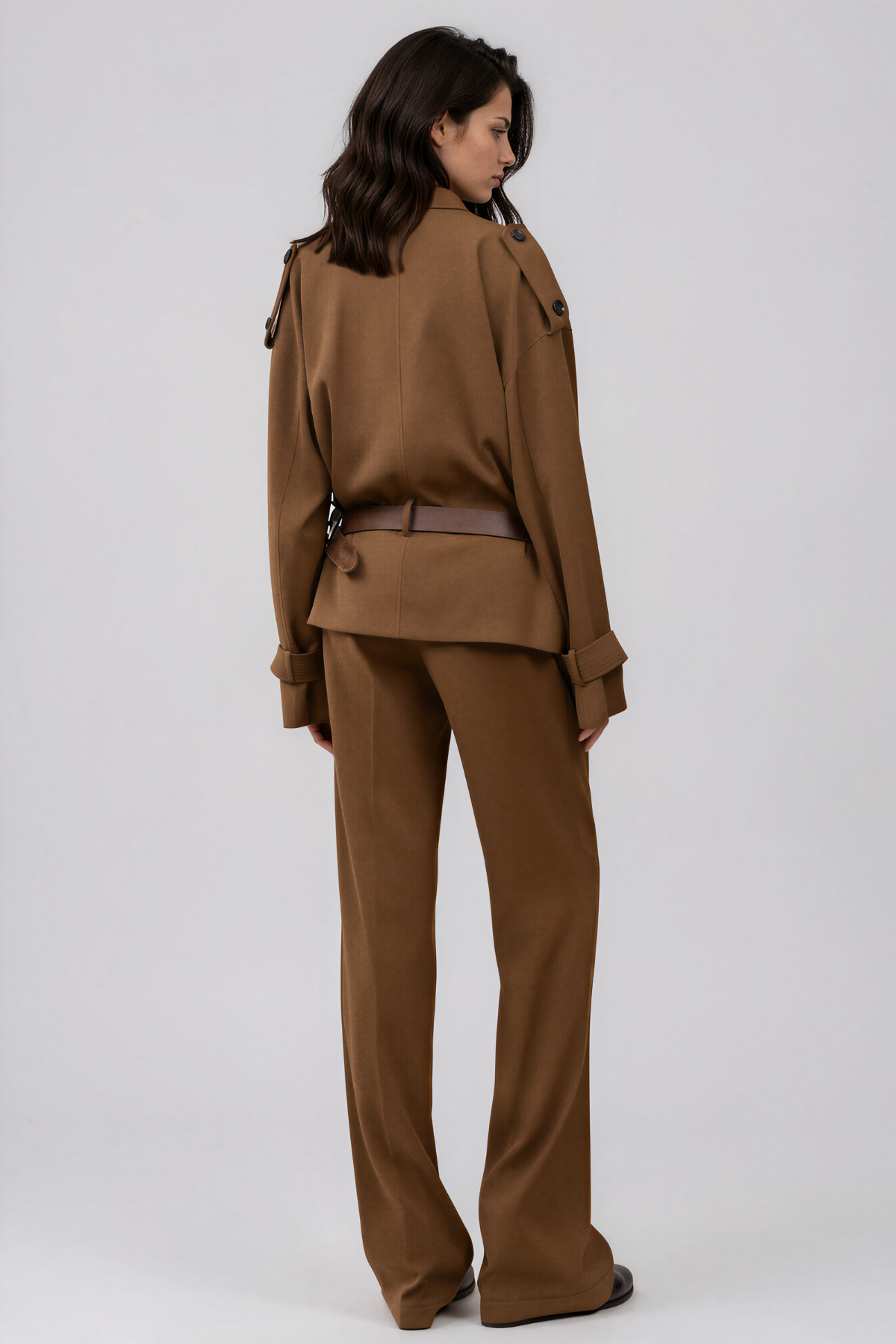 Keyanna Belt Trench Coat