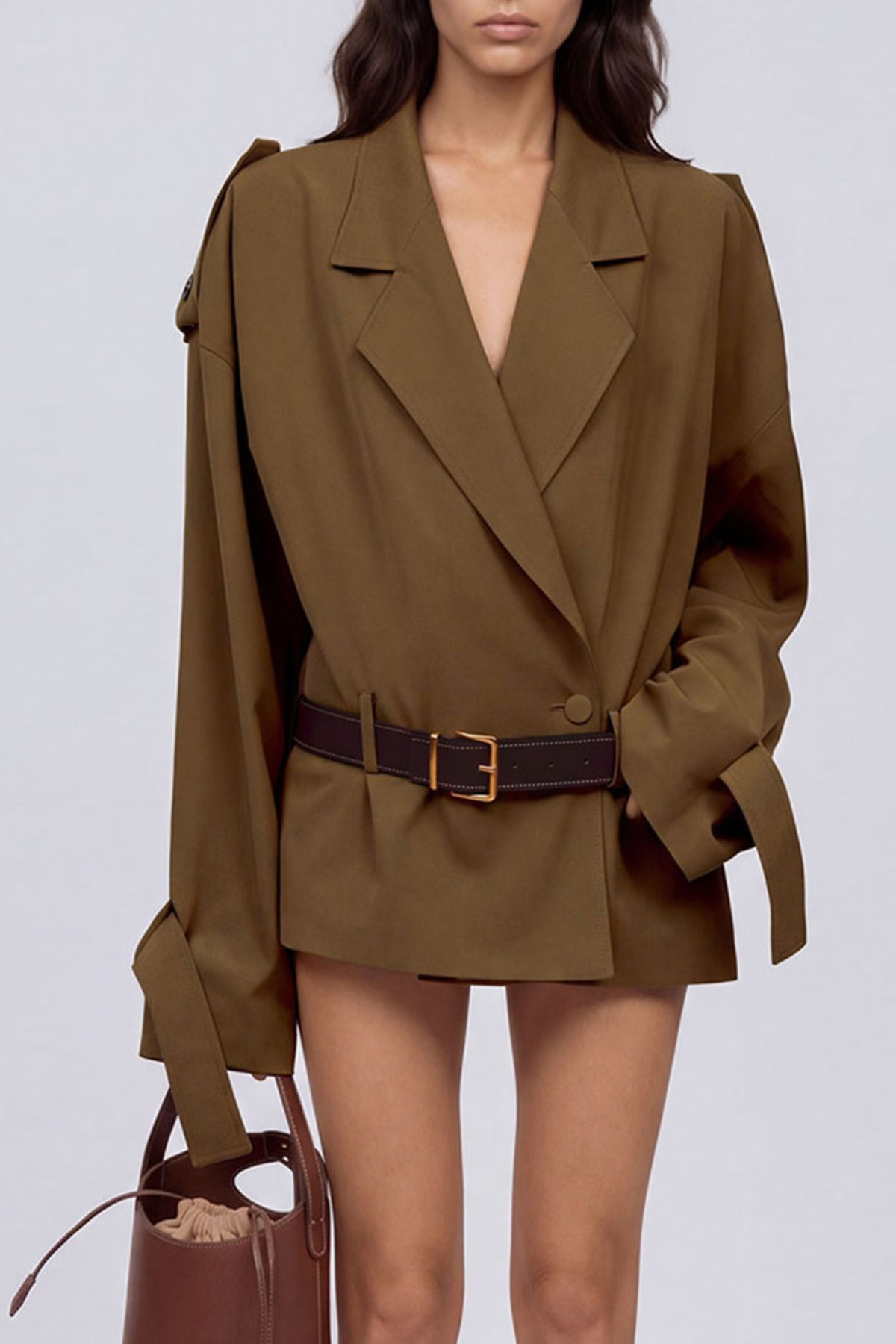 Keyanna Belt Trench Coat