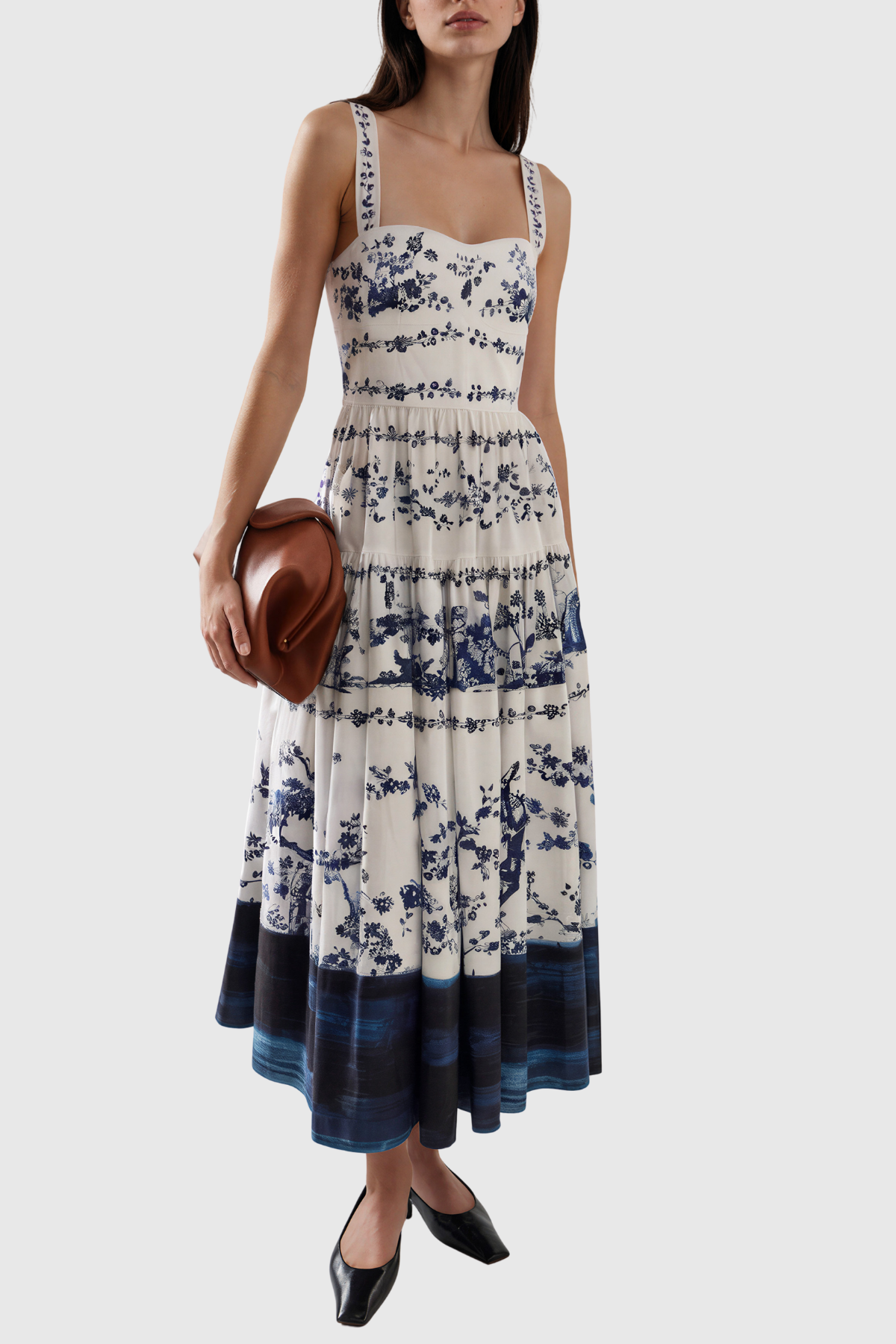 Khalid Sleeveless Floral Maxi Dress