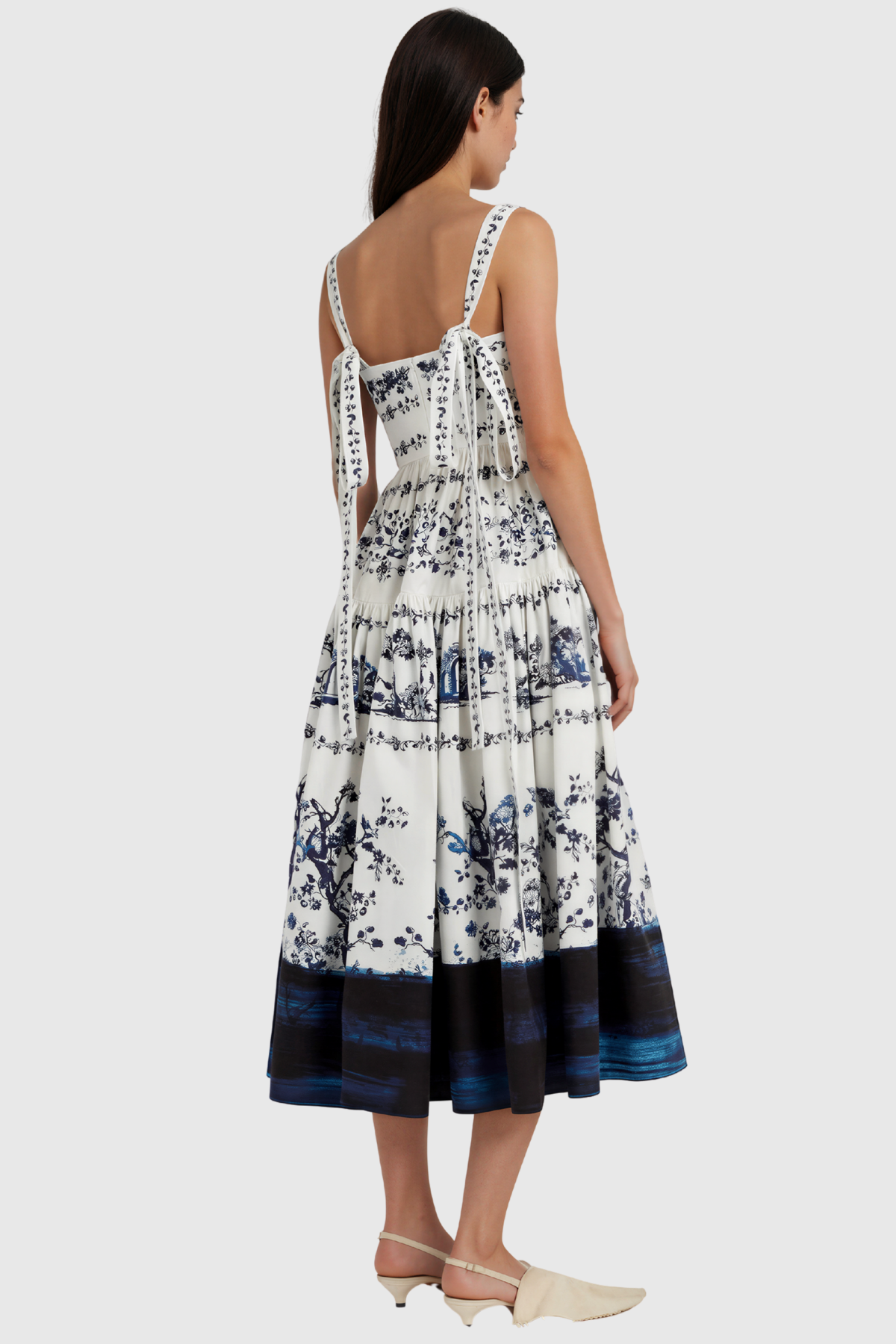 Khalid Sleeveless Floral Maxi Dress