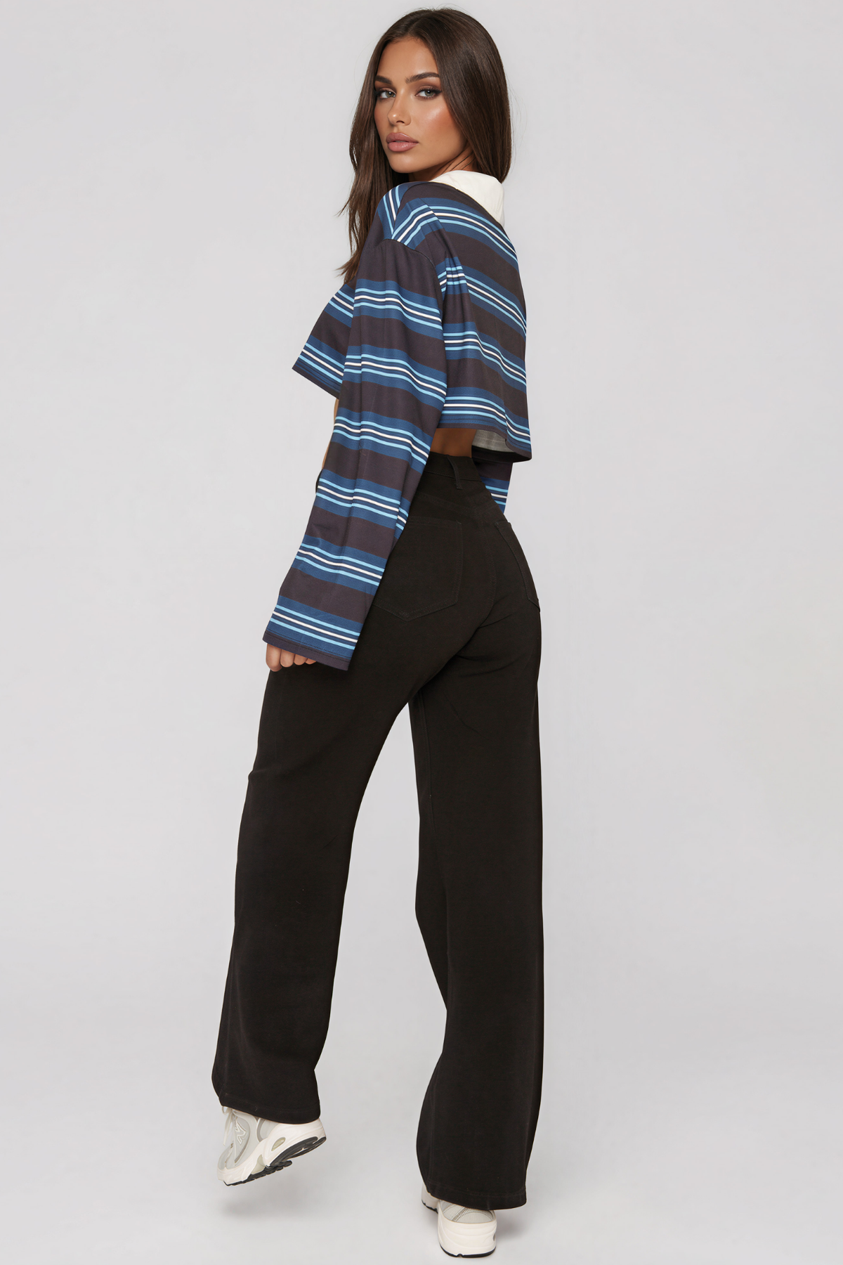 Khalida Long Sleeve Stripe Top