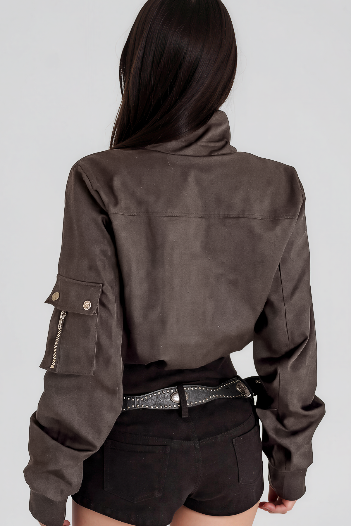 Khalifa High Neck Buckle Jacket