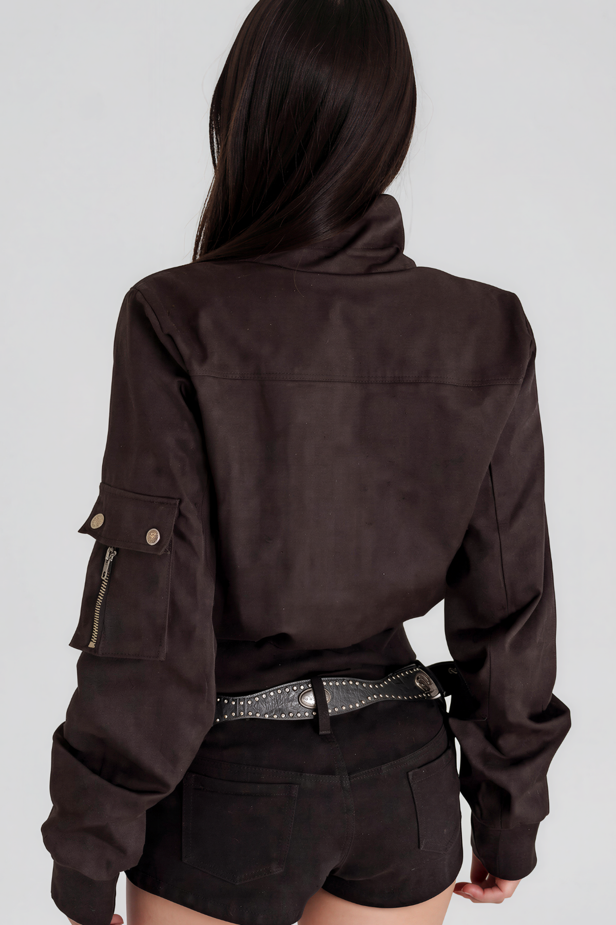 Khalifa High Neck Buckle Jacket