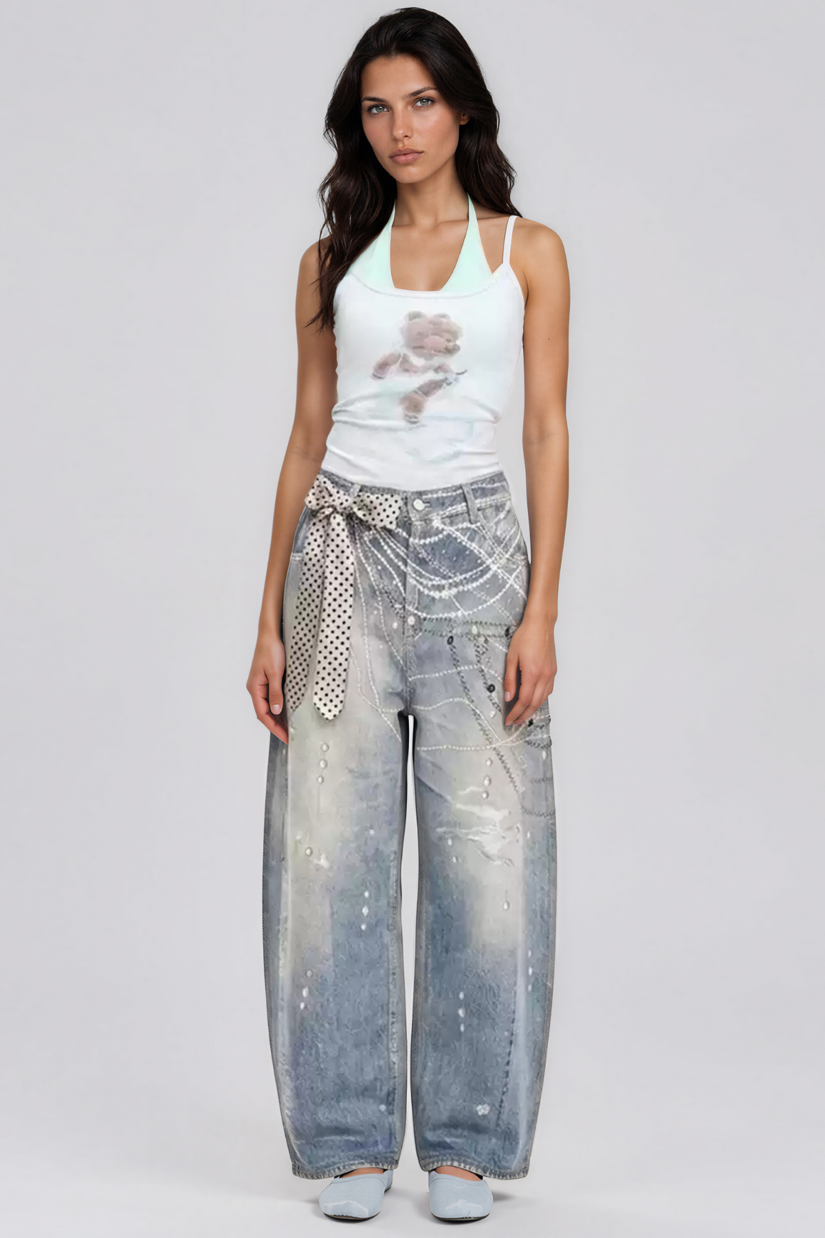 Khalon Pearl Print Jeans