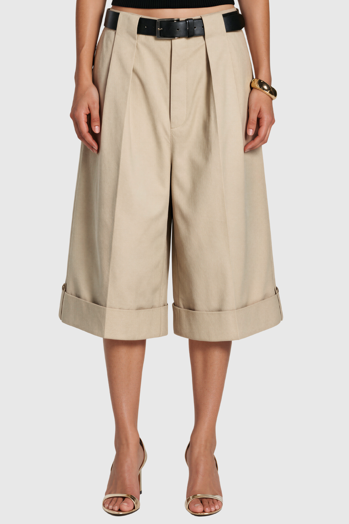 Khosrow Tie Up Belt Playsuit