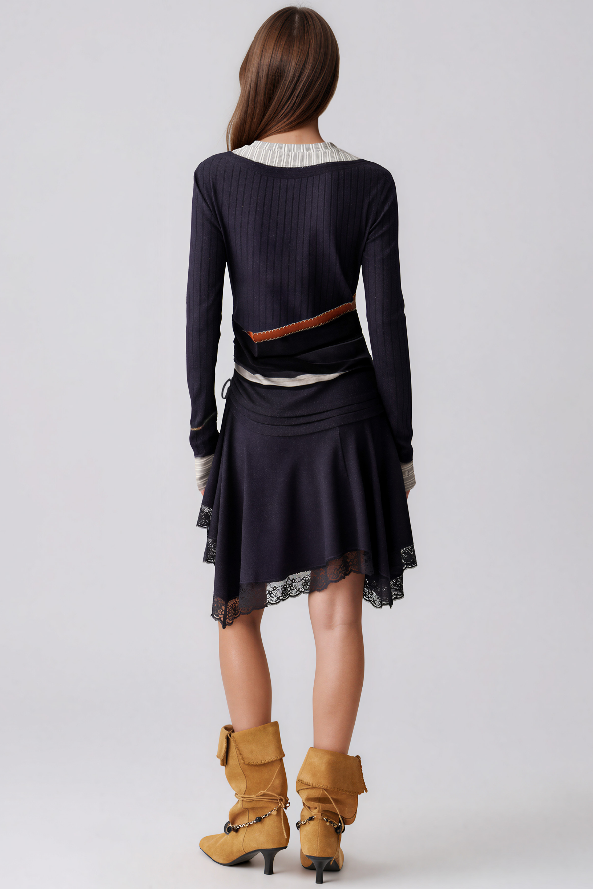Kiango Lace Print Top