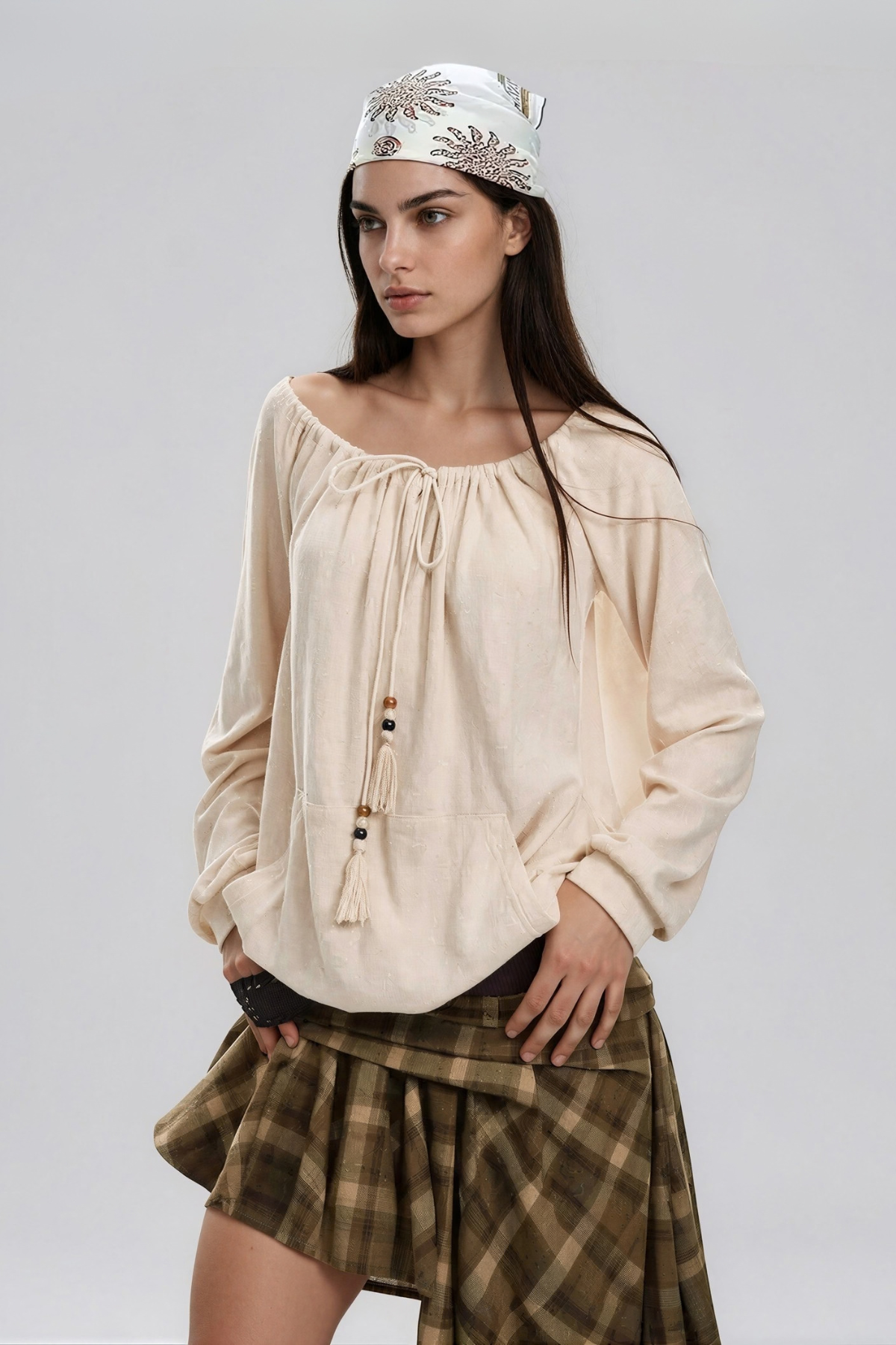 Kimamana Drawstring Top