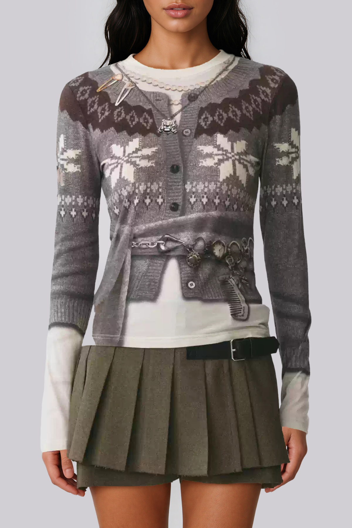 Kimball Knit Print Top