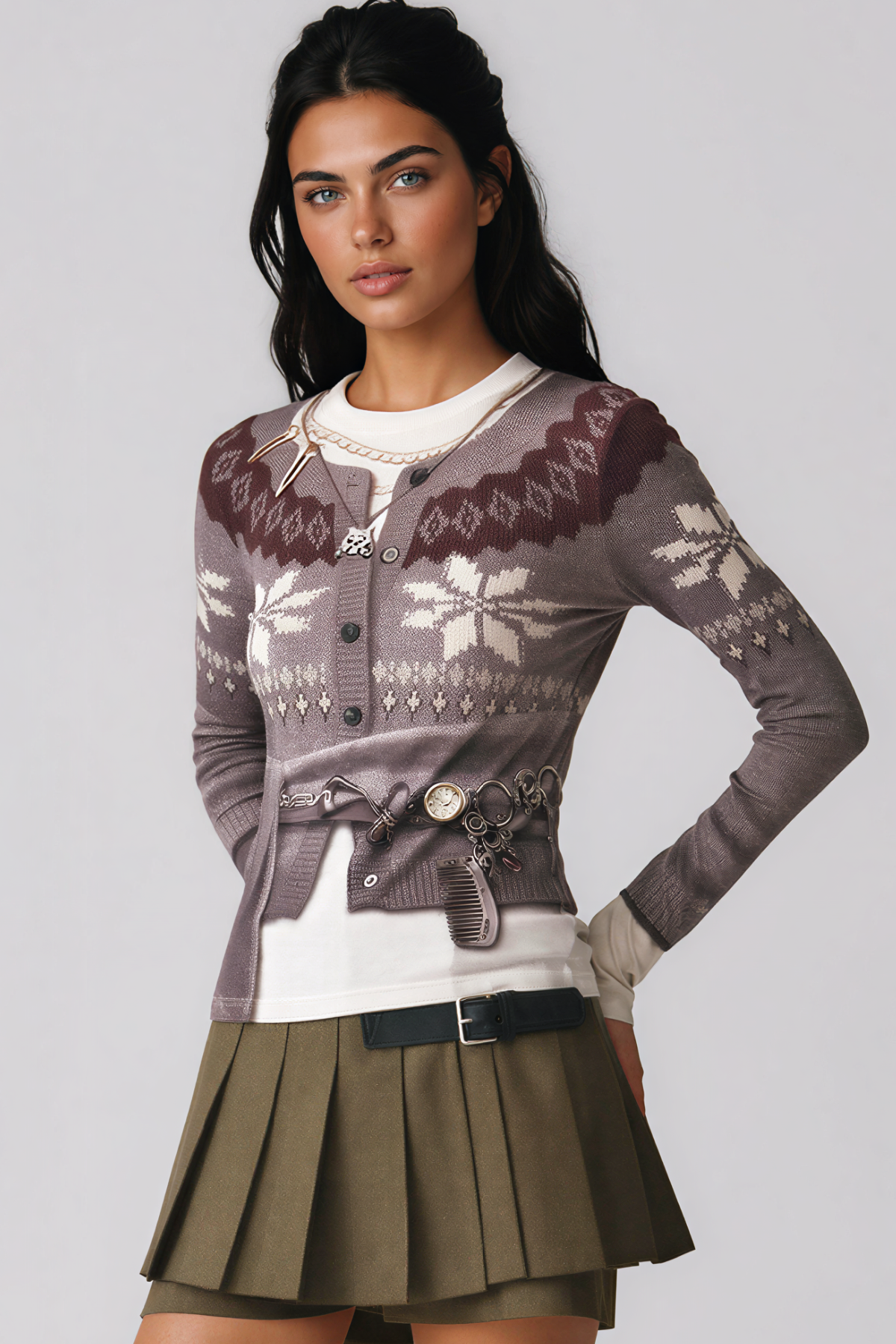 Kimball Knit Print Top