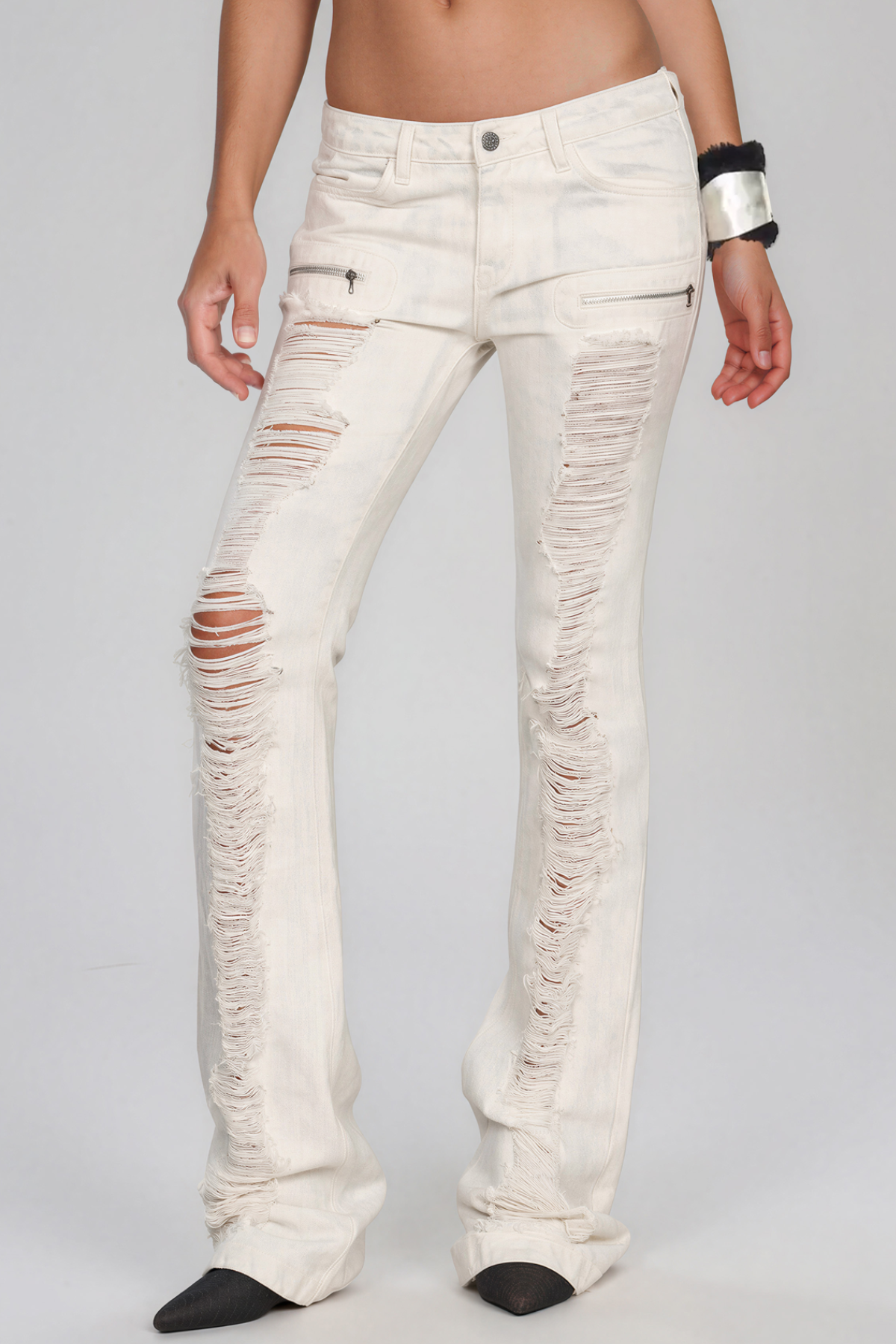 Kimbraley Bootcut Ripped Jeans