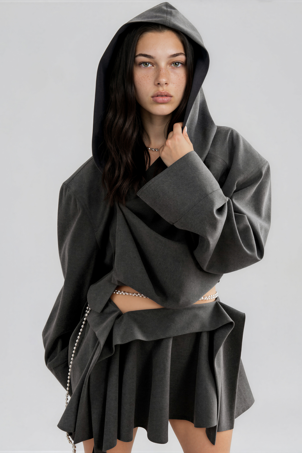 Kingston Hooded Asymmetric Top