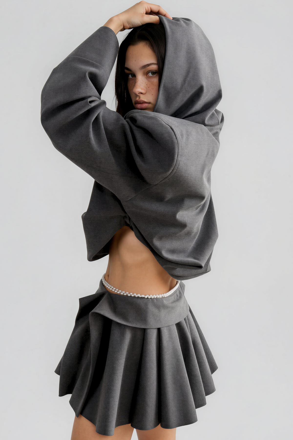 Kingston Hooded Asymmetric Top