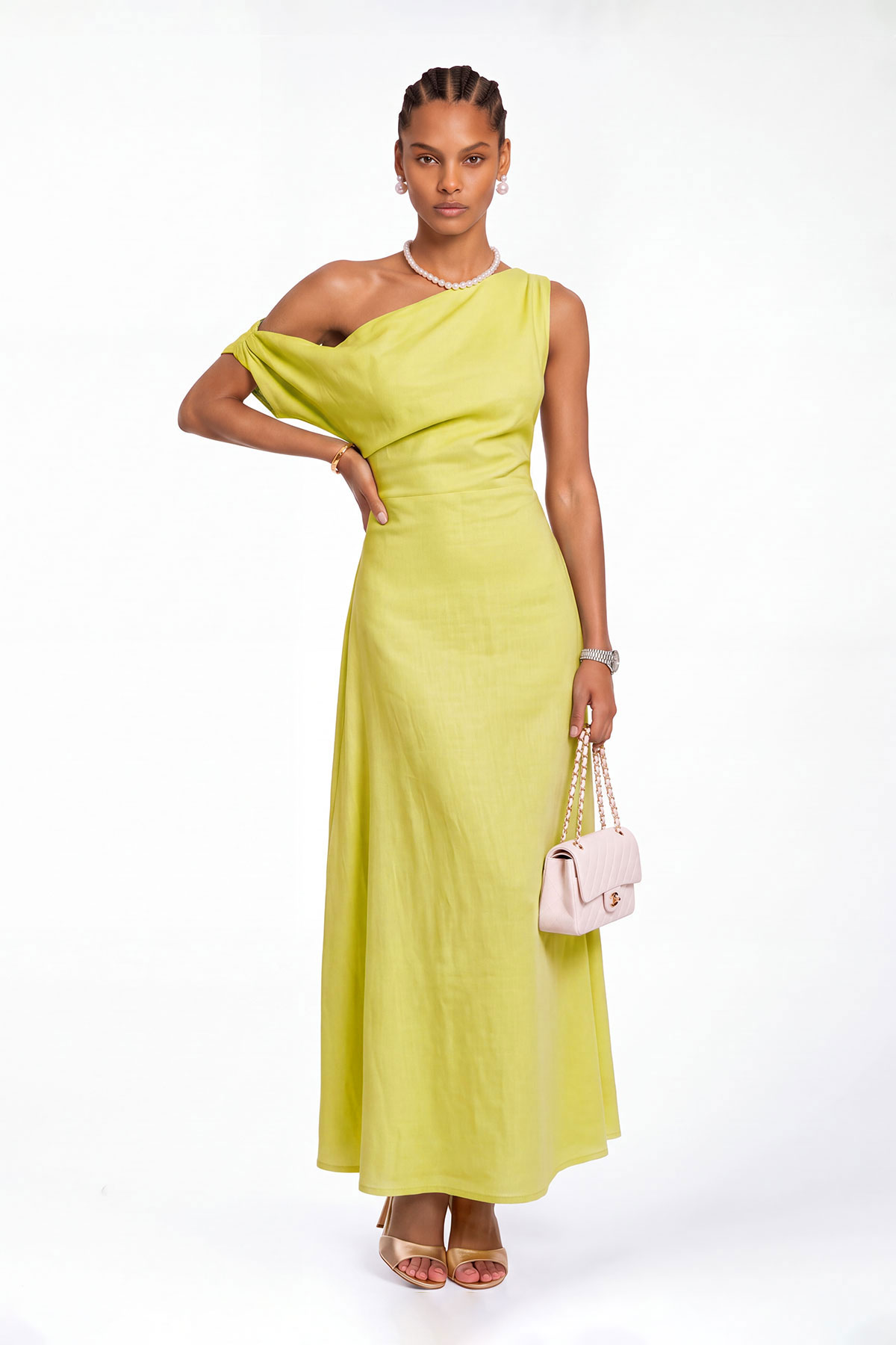 Kinley One Shoulder Maxi Dress