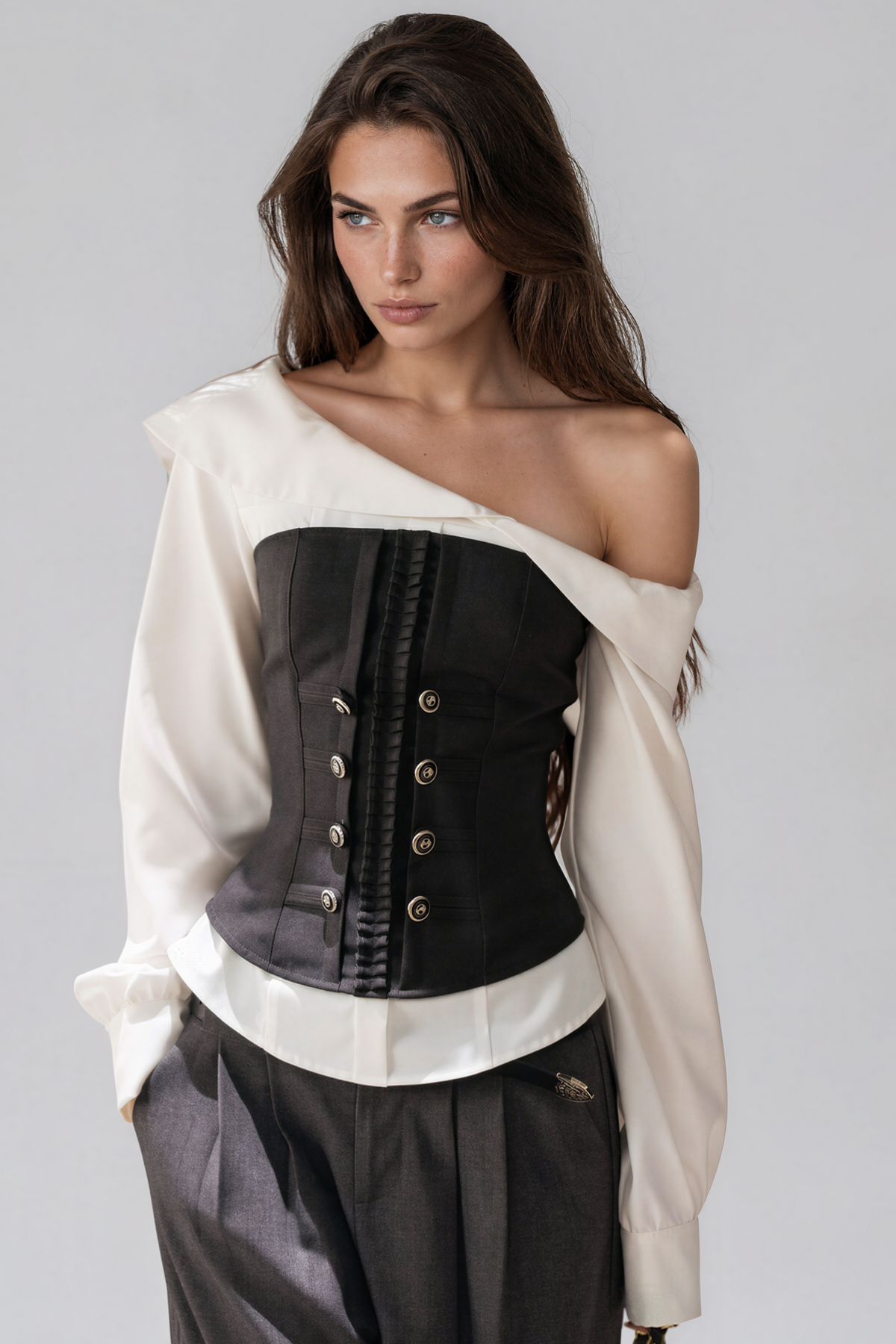 Kione One Shoulder Two Piece Top