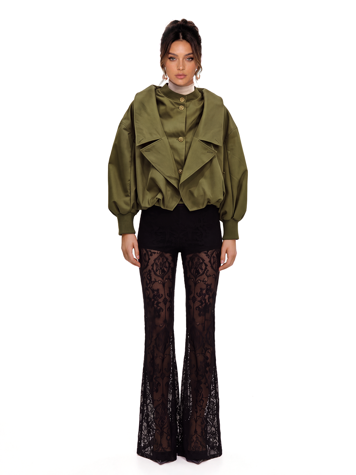 Kiora Balloon Sleeve Jacket