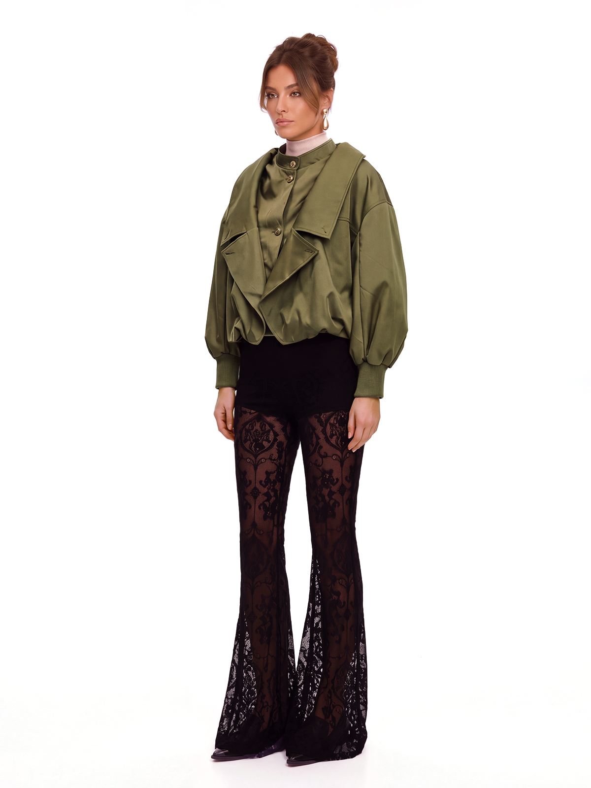 Kiora Balloon Sleeve Jacket