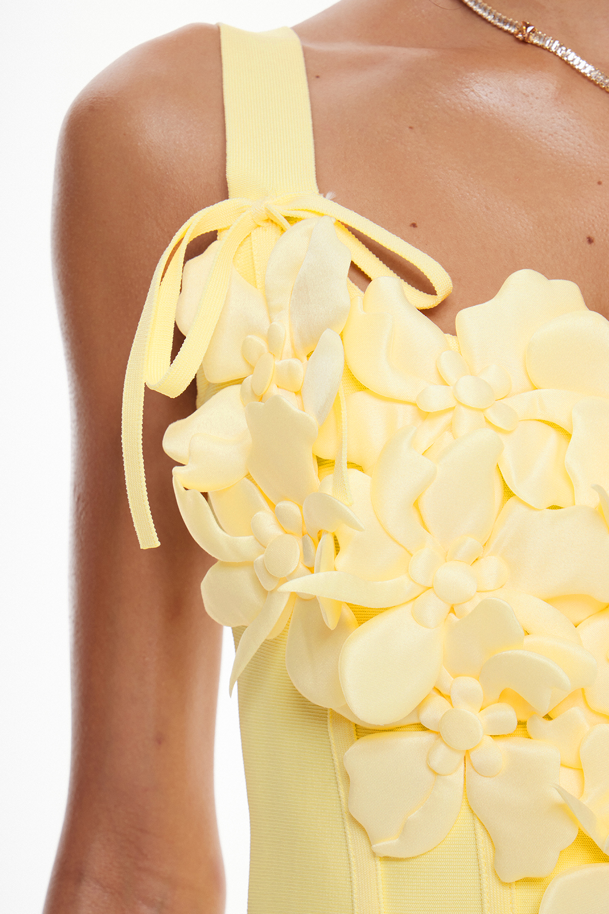 Kira Flower Bandage Mini Dress