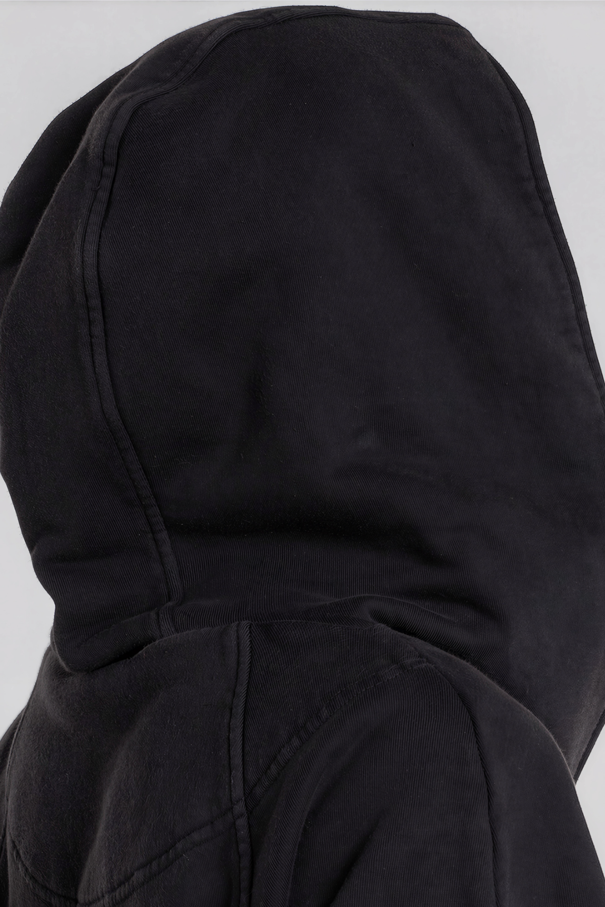 Kira Hooded Asymmetric Mini Dress In Black 