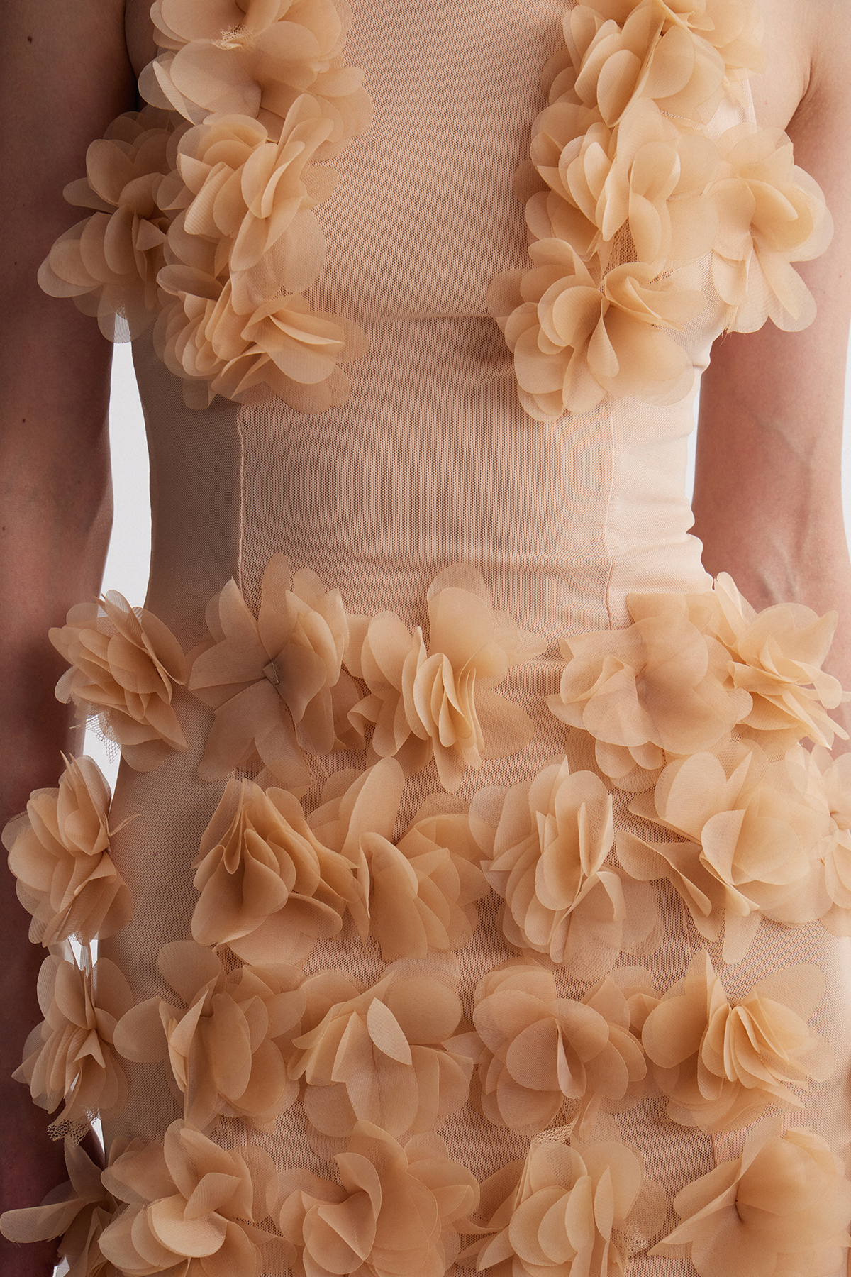 Kira Sleeveless Flower Mini Dress