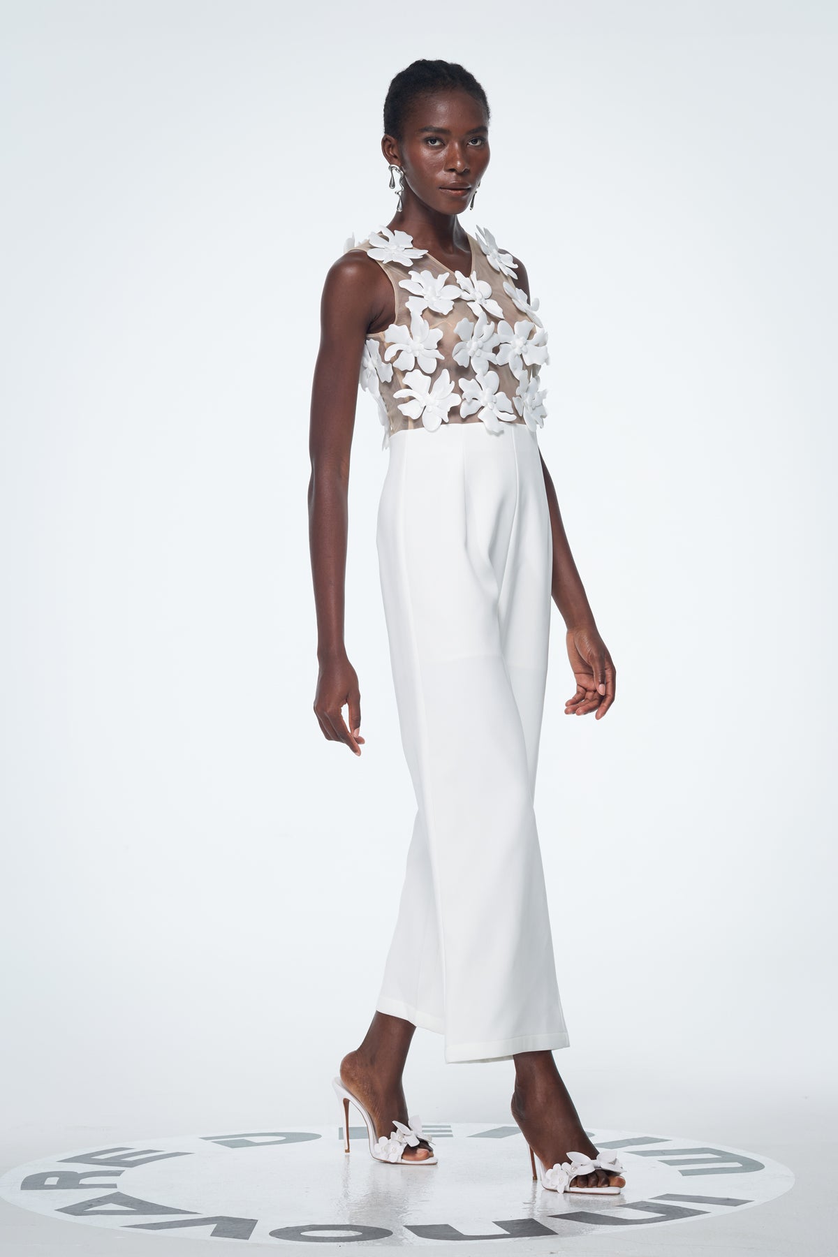 Kira Flower Cutout Jumpsuit