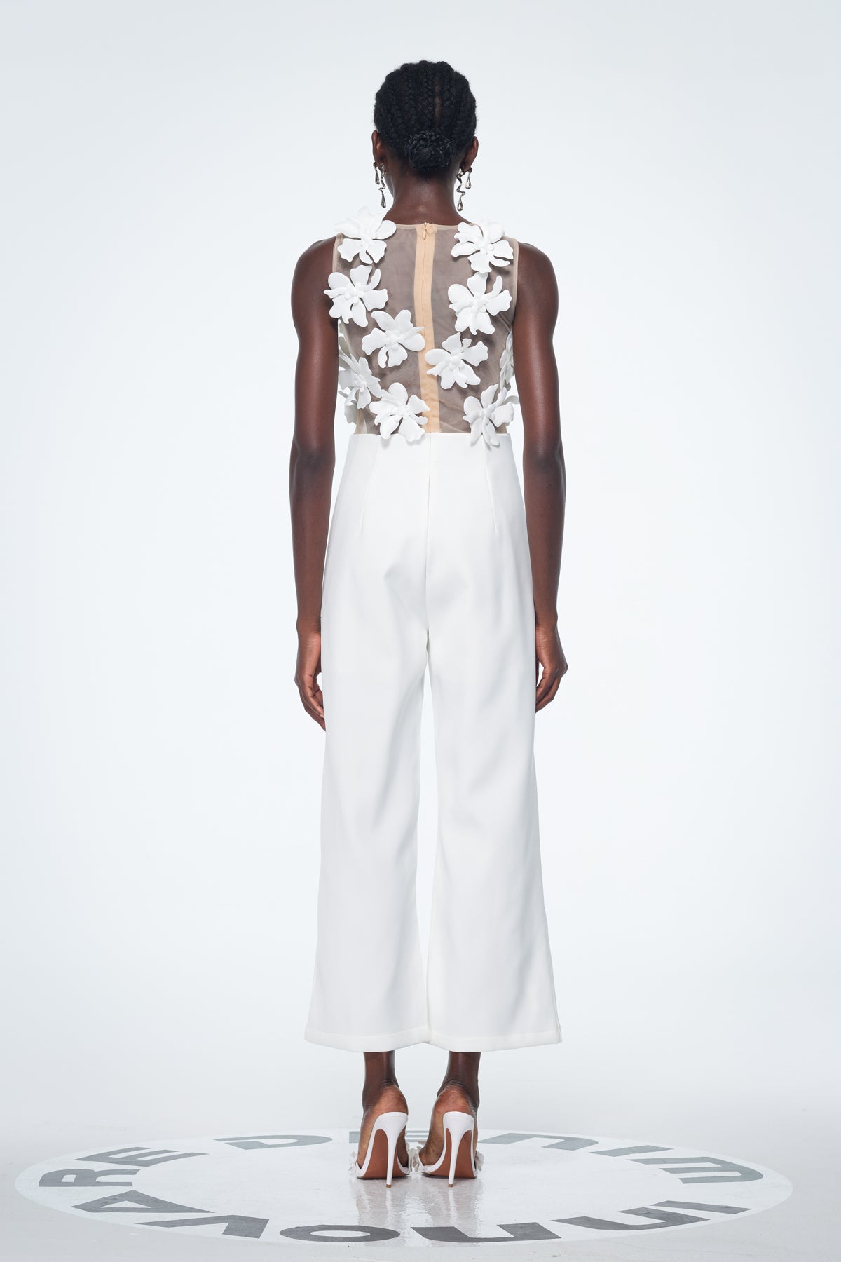 Kira Flower Cutout Jumpsuit