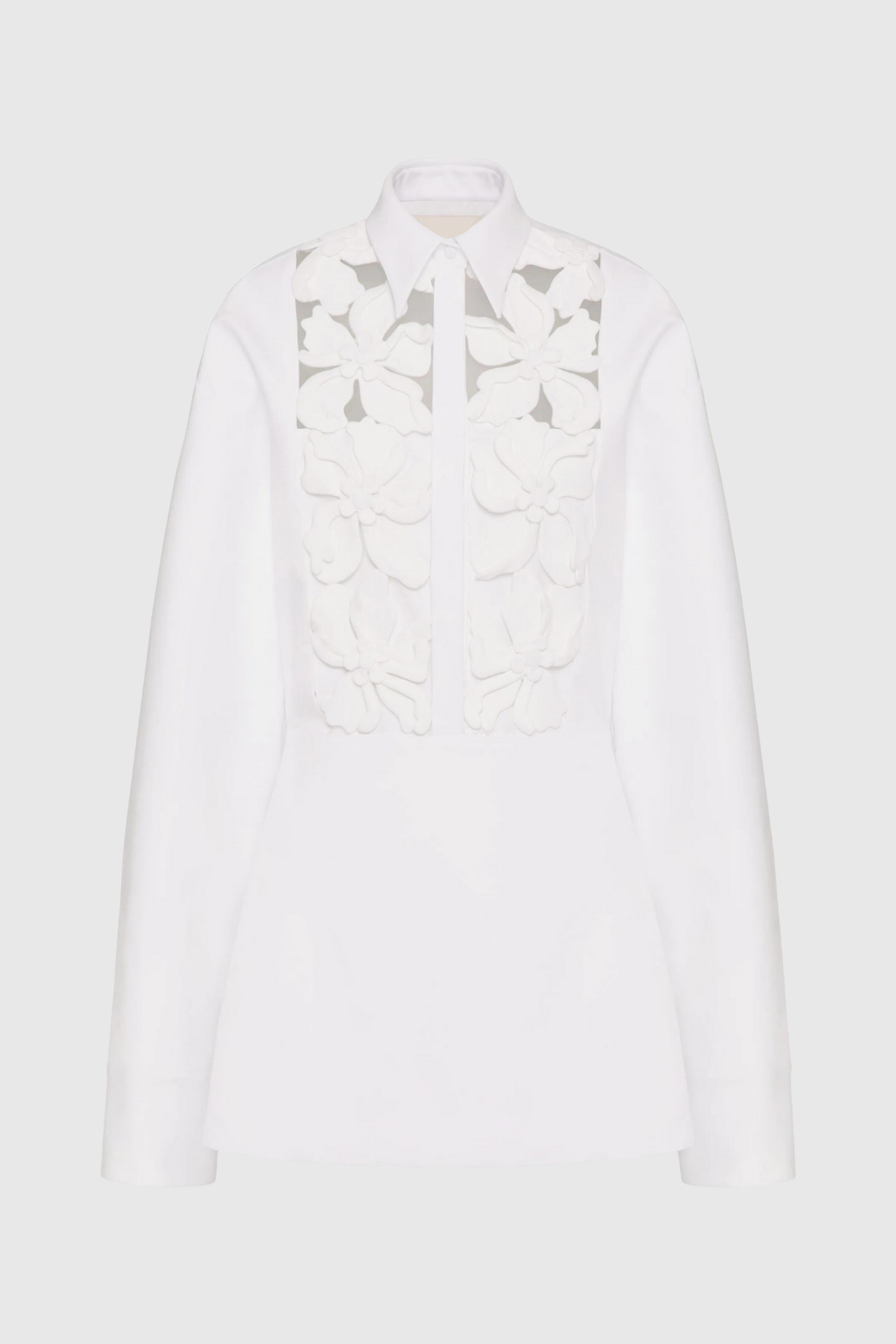 Kira Cutout Flower Long Sleeves Mini Dress