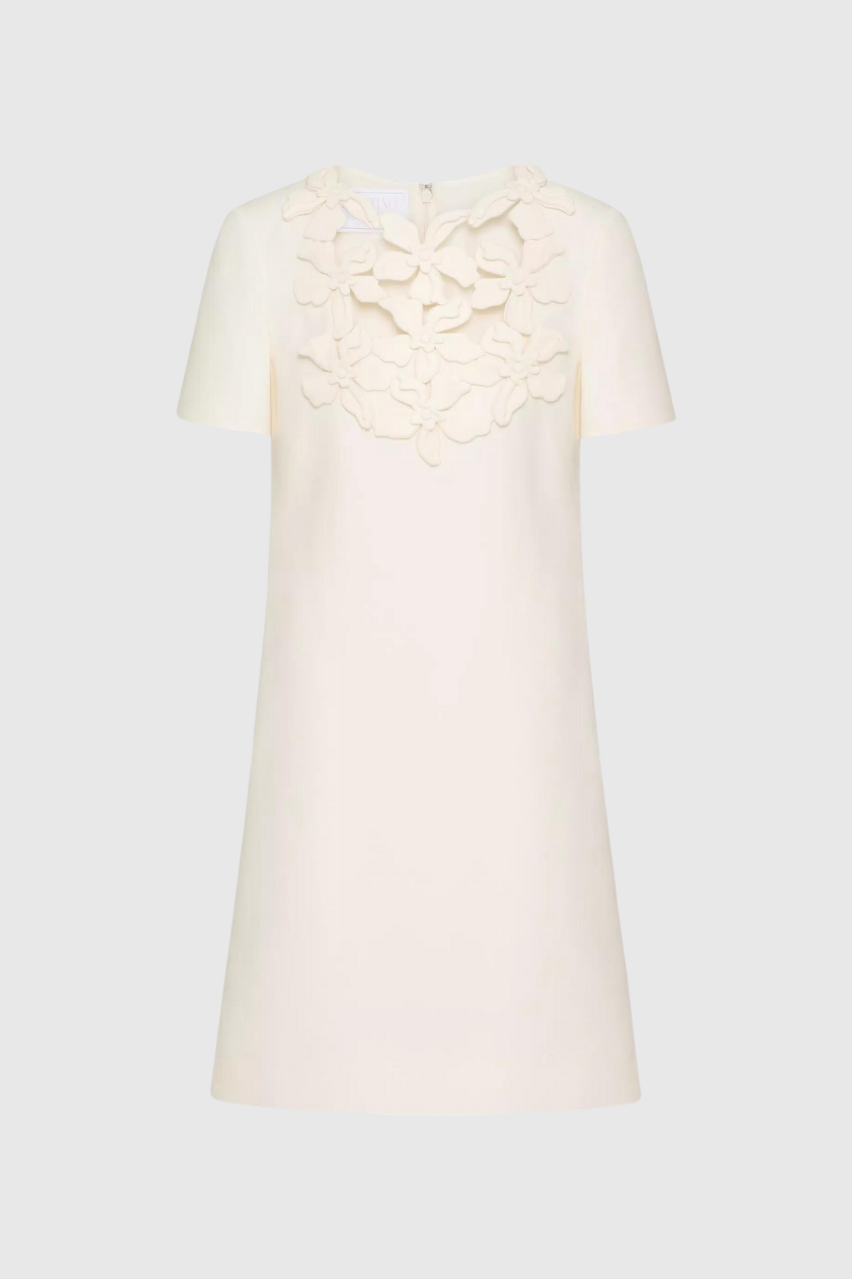 Kira Short Sleeves Flower Mini Dress